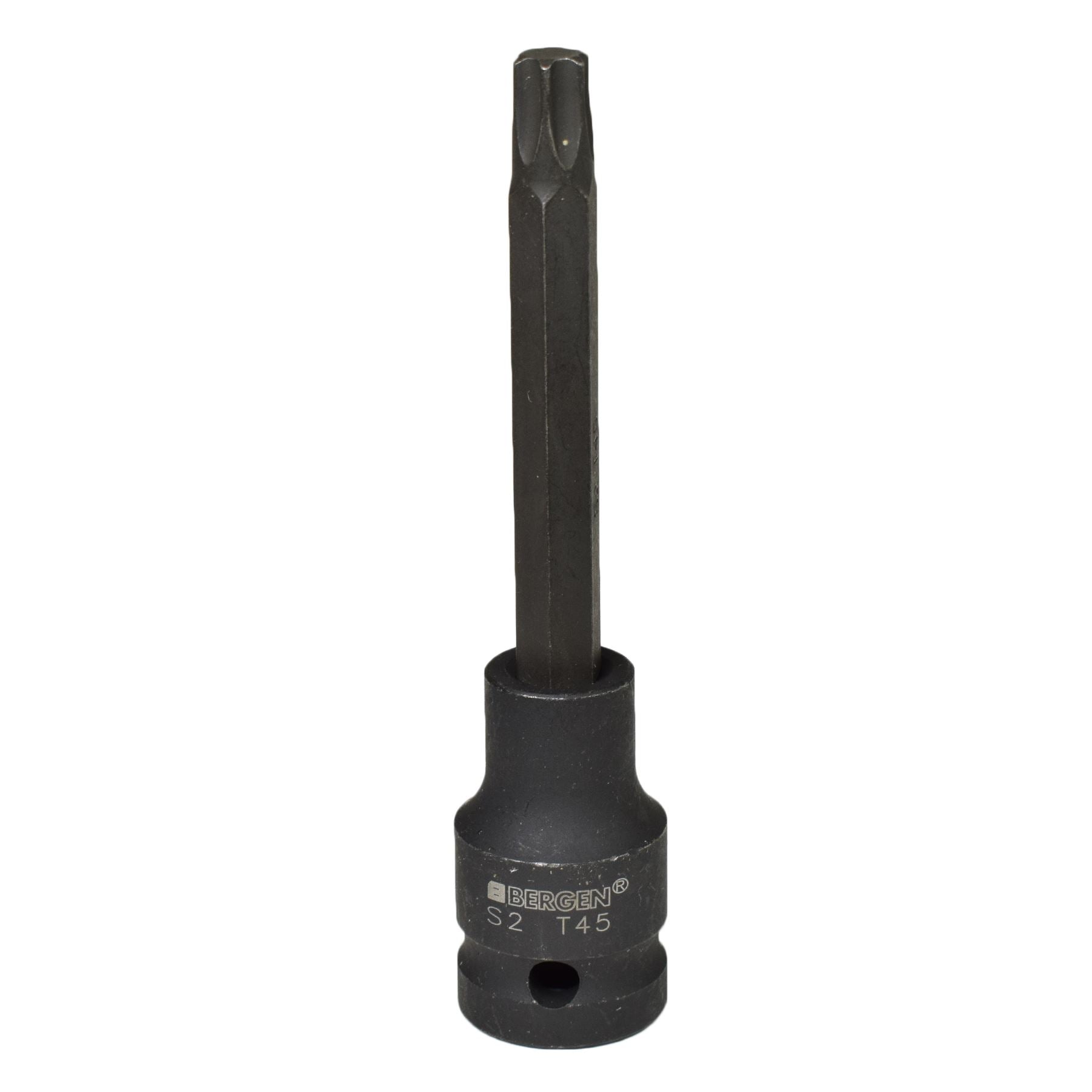 1/2"-Antrieb, extra lang, 100 mm, Außen-Torx-Steckschlüsseleinsätze mit Sternschliff, T30 – T45