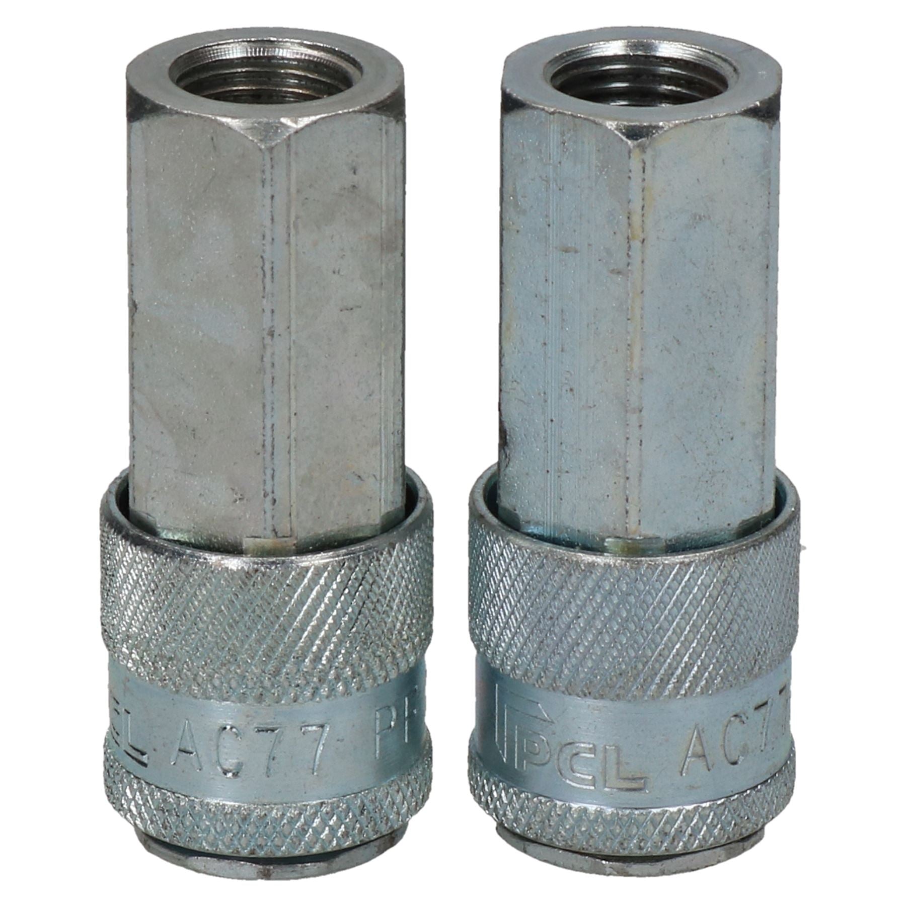 Lot de 2 raccords femelles Schrader Profile 17 Series pour tuyau d'air à filetage femelle 1/4" BSP