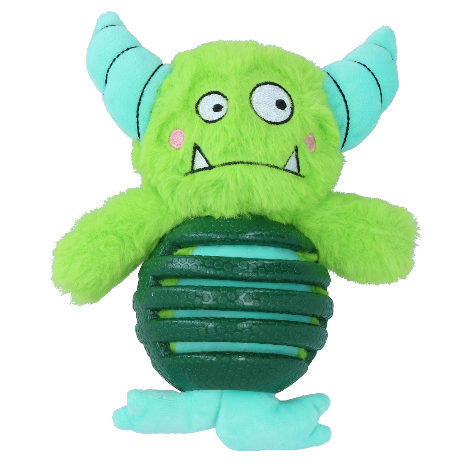 Jouet de jeu pour chien et chiot en forme de monstre avec corps en boule TPR résistante