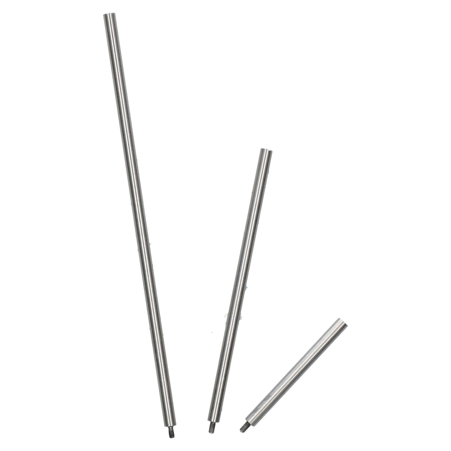 Kit de 3 sondes d'extension DTI pour comparateur à cadran, indicateur de test de plongée extra long 2", 4", 6"