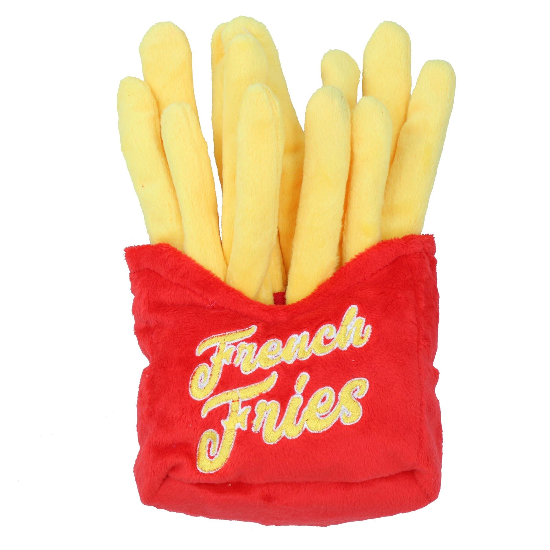 Cadeau pour chiot et chien Frites Nourriture Thème Peluche douce Jouet couineur Cadeau