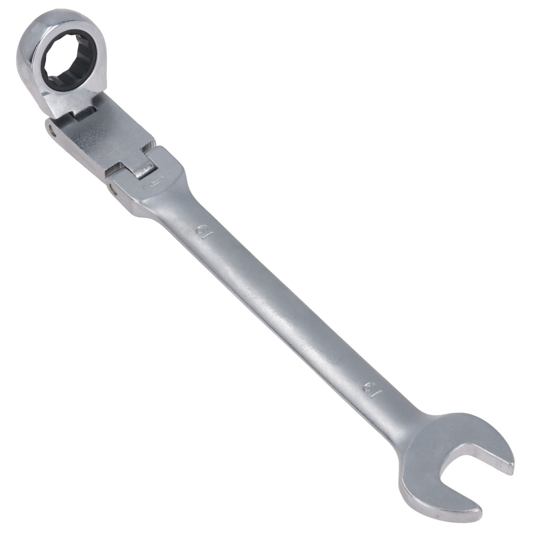 Clé mixte à cliquet flexible à double articulation métrique 72 dents 8 – 19 mm 12 pièces