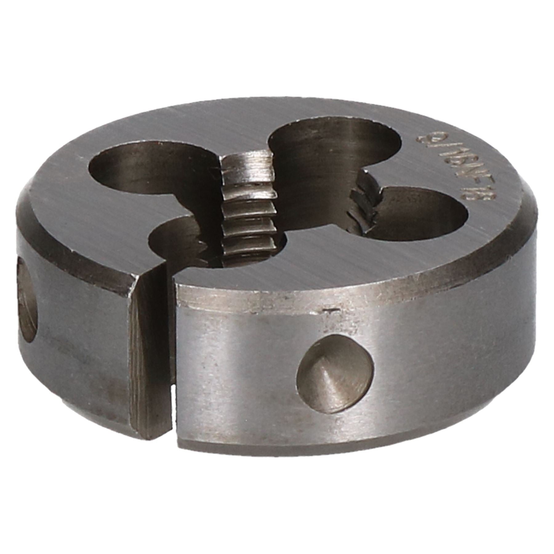 Taraud et filière UNF 1/4" - 5/8" en acier au tungstène et filière fendue 38 mm