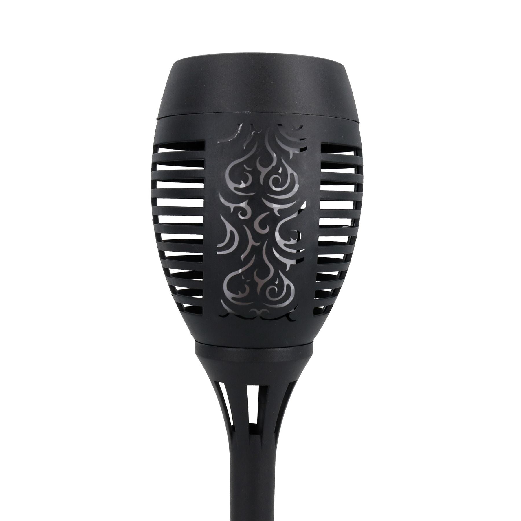 Lampe torche solaire de jardin à LED avec flamme vacillante, étanche et durable, pour extérieur