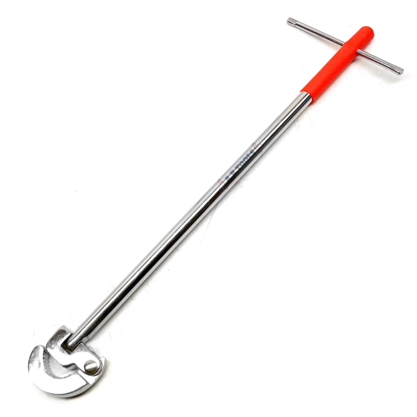 Langer Beckenschlüssel, selbsteinstellender Reparaturschlüssel für Badewannen-/Waschbeckenhähne, 40,6 cm, TE578