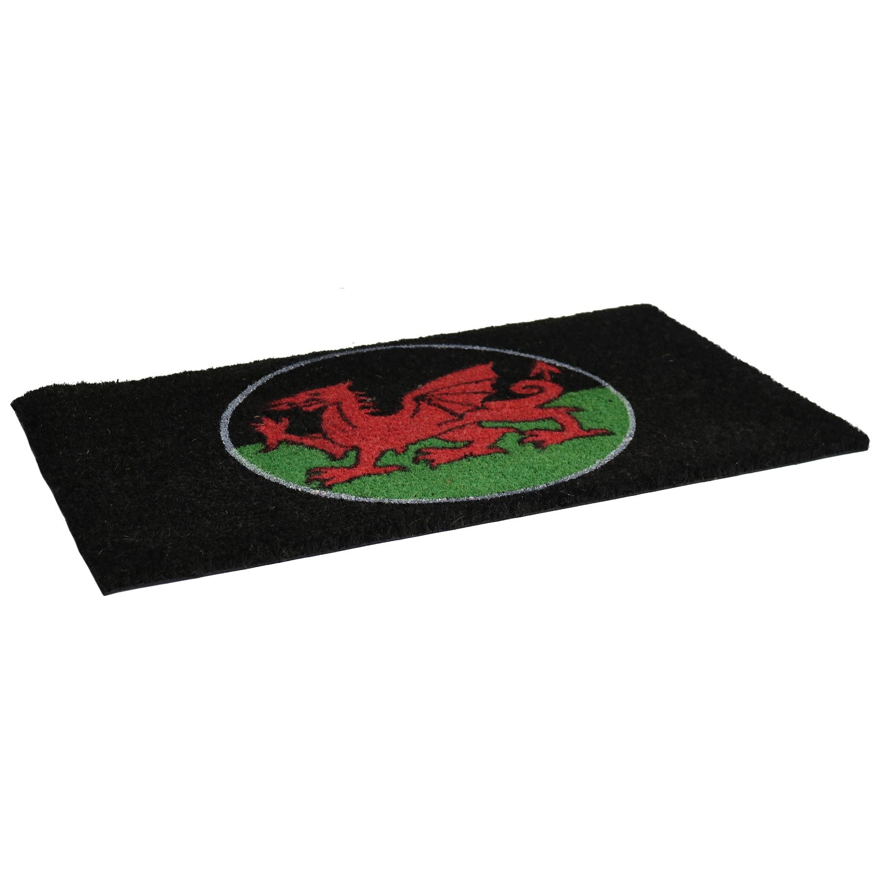 Fußmatte mit walisischem roten Drachen-Design, Fußmatten, Willkommen zu Hause, Garten, 45 x 75 cm