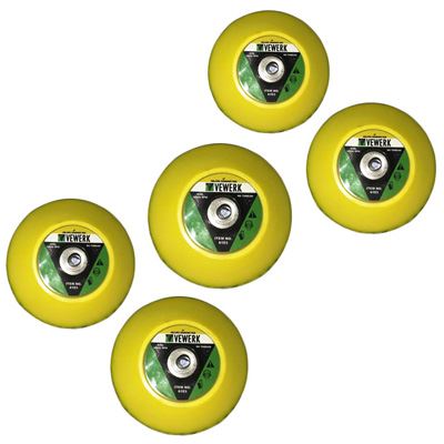 3" 75mm Klett-Schleif-Polier-Stützteller M6-Gewinde für Druckluftschleifer