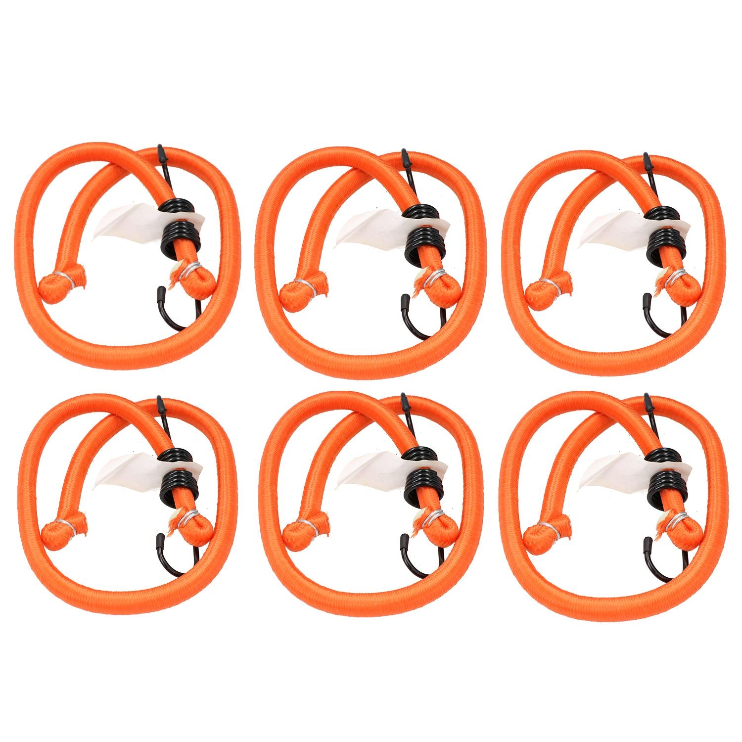Sangle de fixation robuste en corde élastique de 75 cm / 29,5 po avec crochets