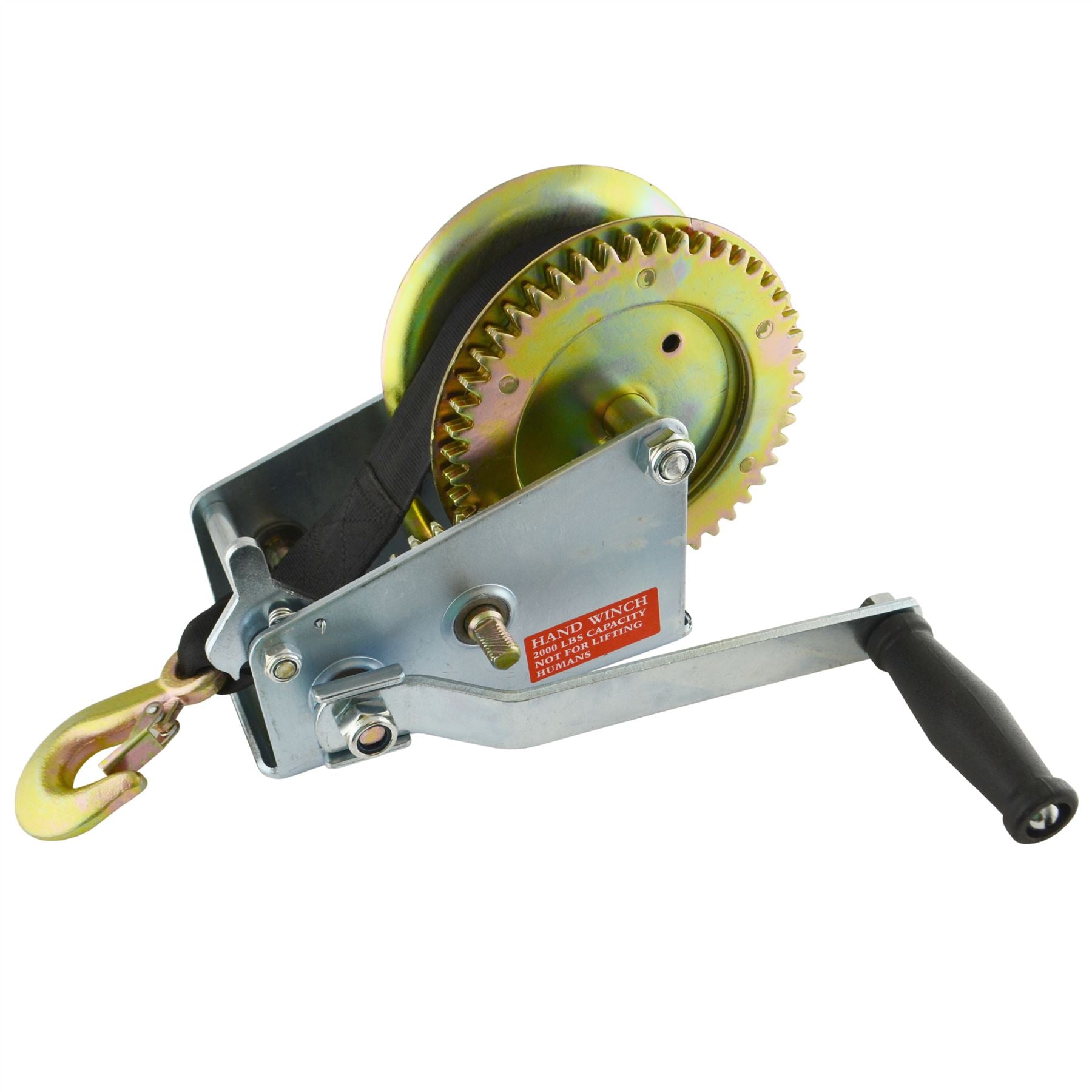 2000LB Hand Strap Winde Boot Caravan Trailer Marine Puller Hoist Getriebe TE826