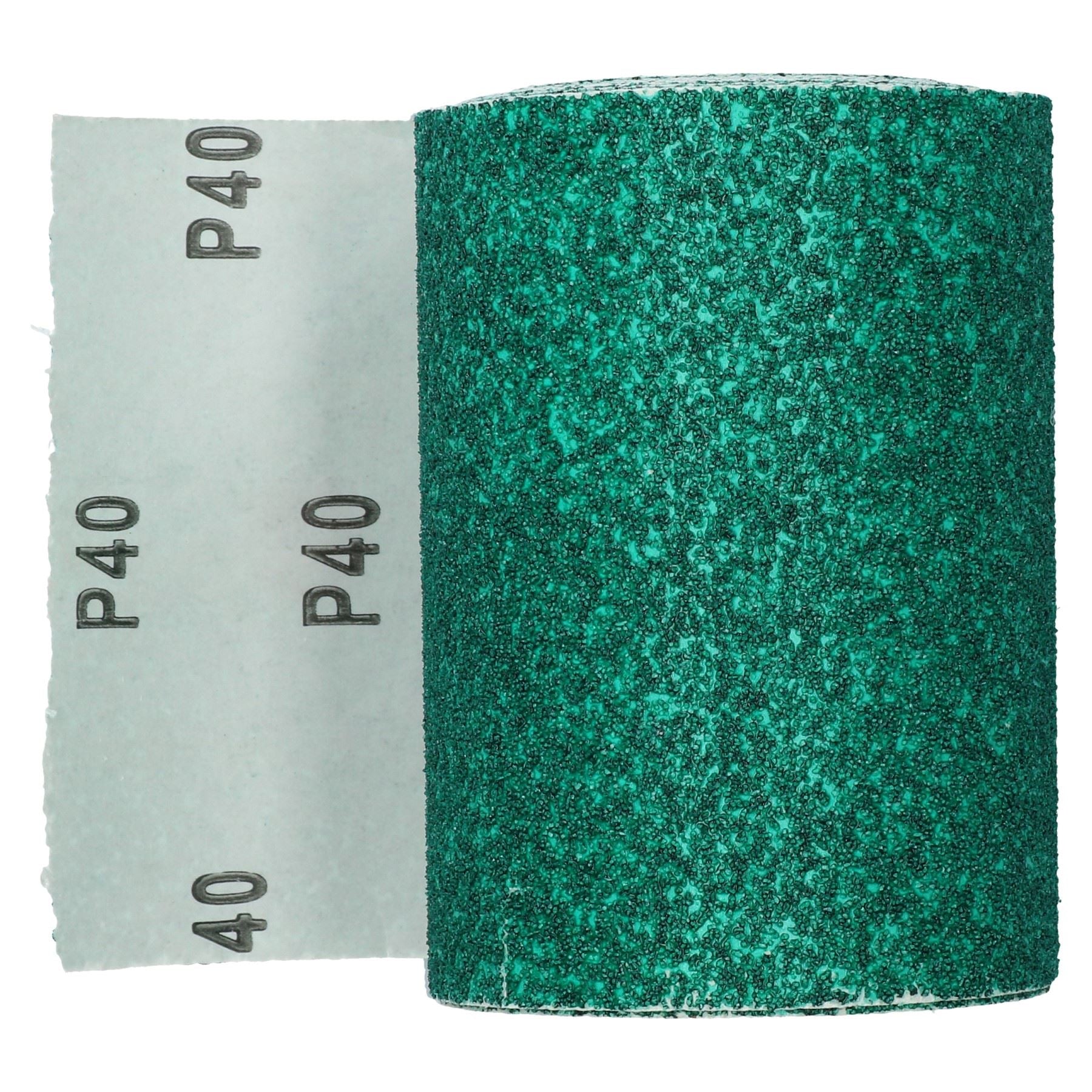 Schleifpapier, Aluminiumoxid, grob, mittel, fein, Rolle, Blatt, 15 m x 115 mm