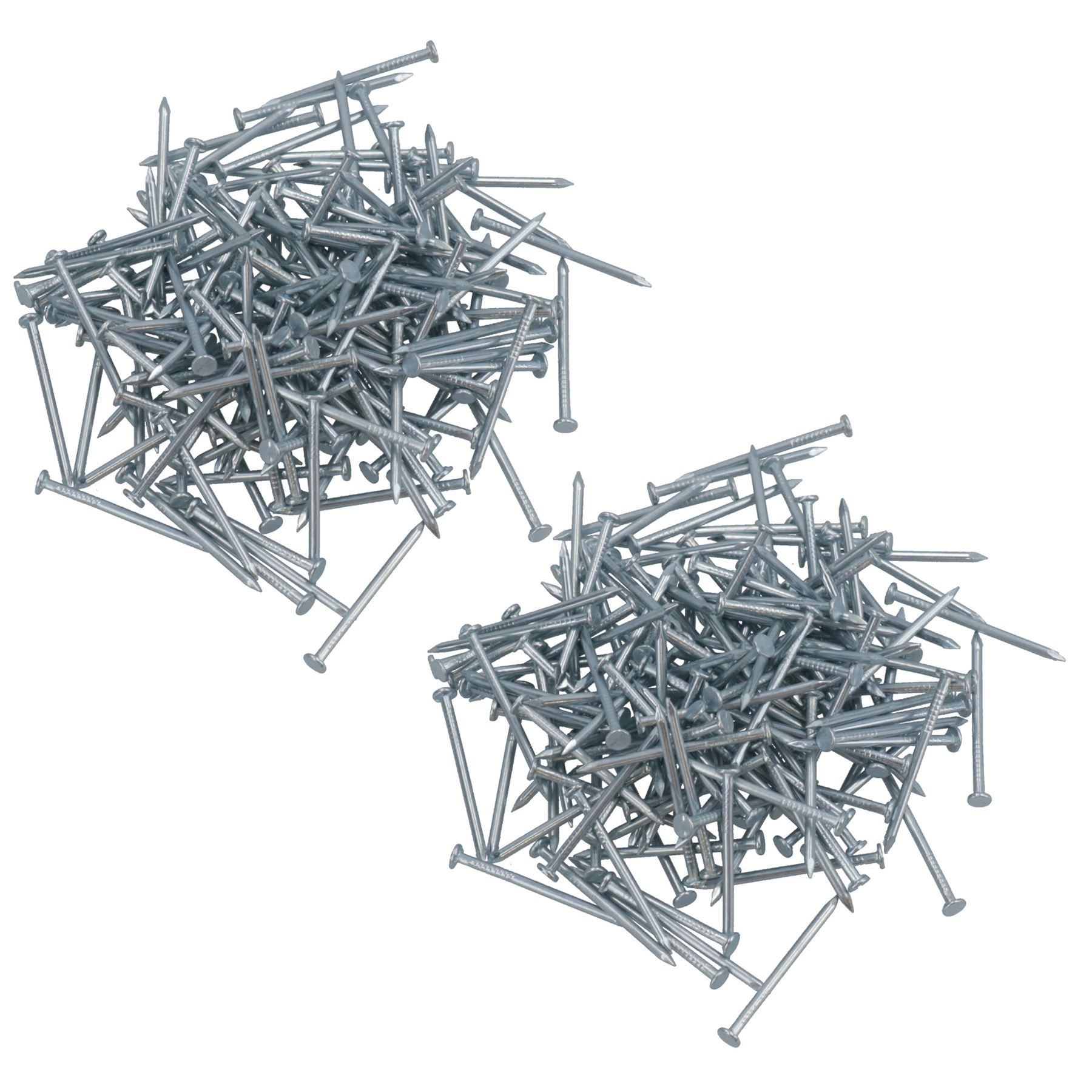 Clous à tête ronde en fil de fer 1,4 mm x 25 mm pour bois zingué