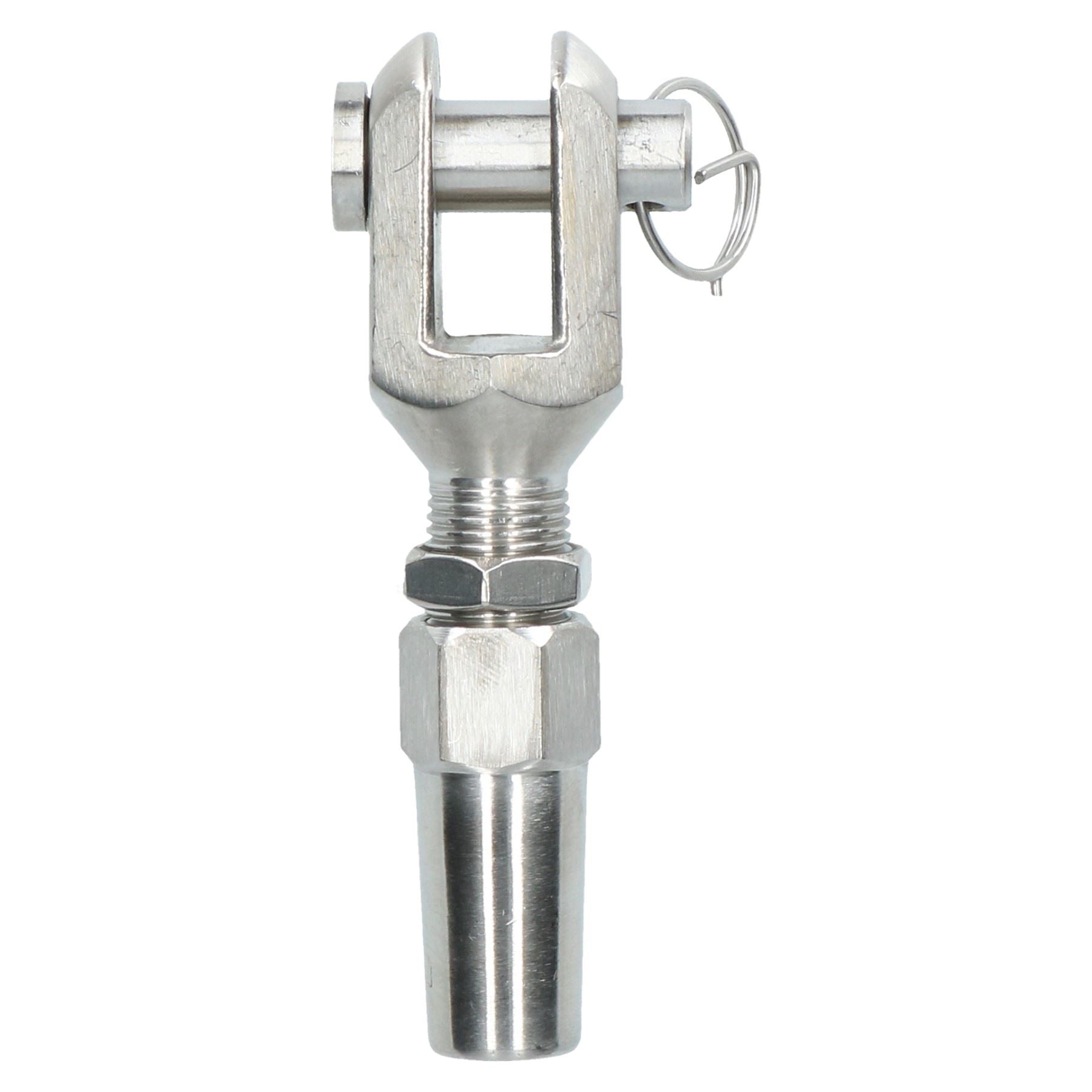 Raccord de câble métallique DIY Raccord d'extrémité de gréement sans emmanchement en acier inoxydable 316