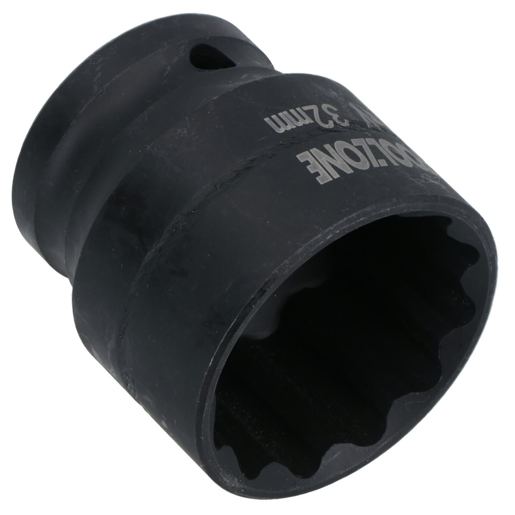 32mm 1/2in. Drive Shallow Metric Impact Impacted Socket 12 Sided Bi-hex