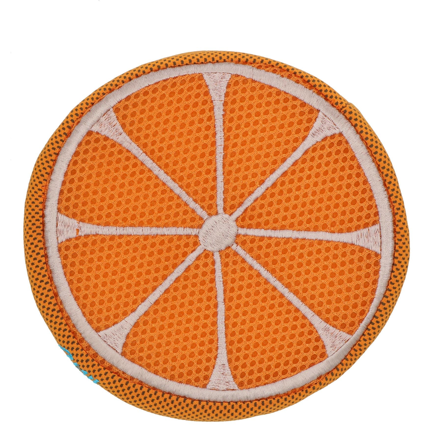 Orange Chillout Cooles Wärmelinderungsspielzeug für Hundewelpen, Sommerhitze, Fruchtspielzeug, Spiel