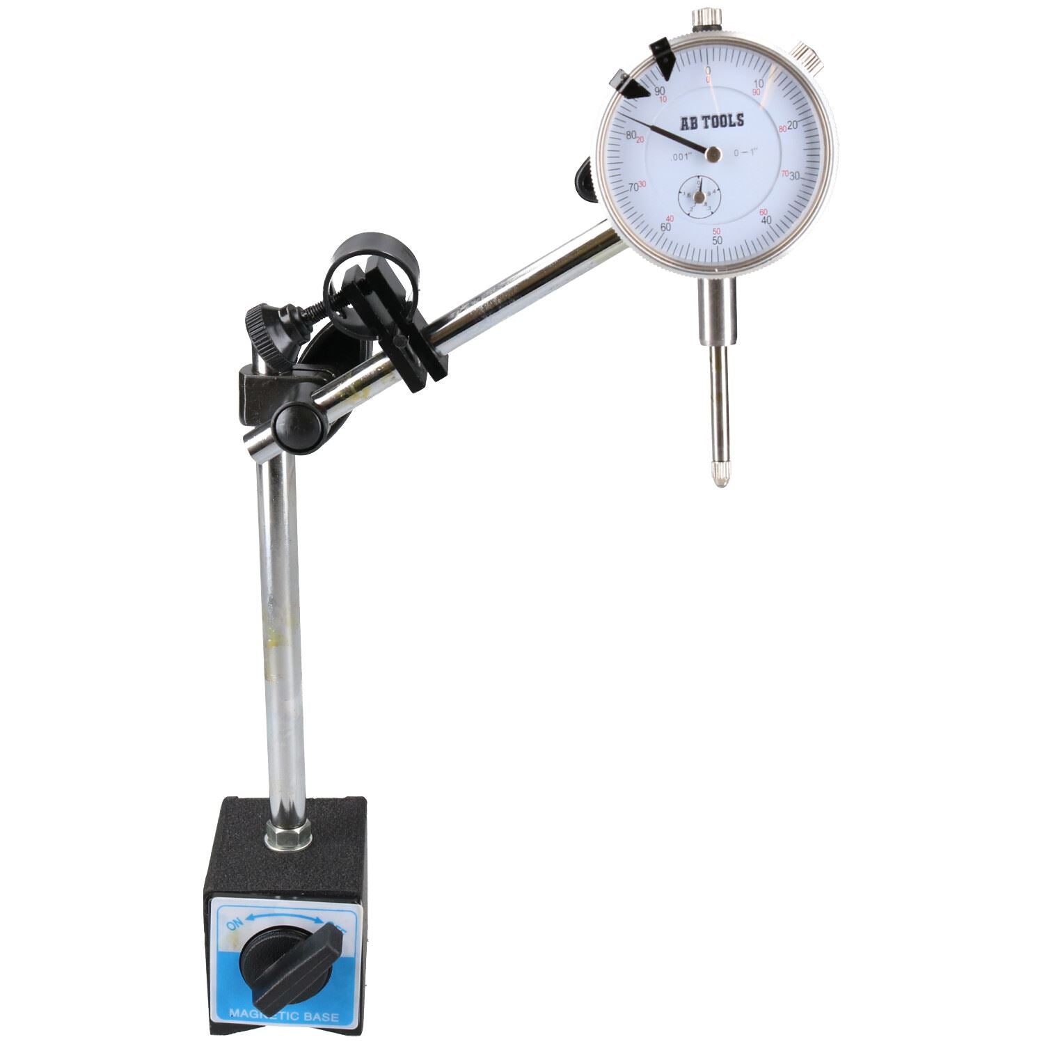 Imperial Dial test indicator DTI Gauge & Magnetic Base Stand Clock Gauge TDC