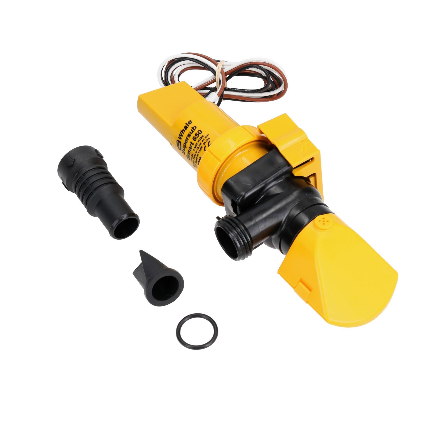 Pompe de cale automatique Whale Supersub Smart 650 avec interrupteur à flotteur électronique 12v