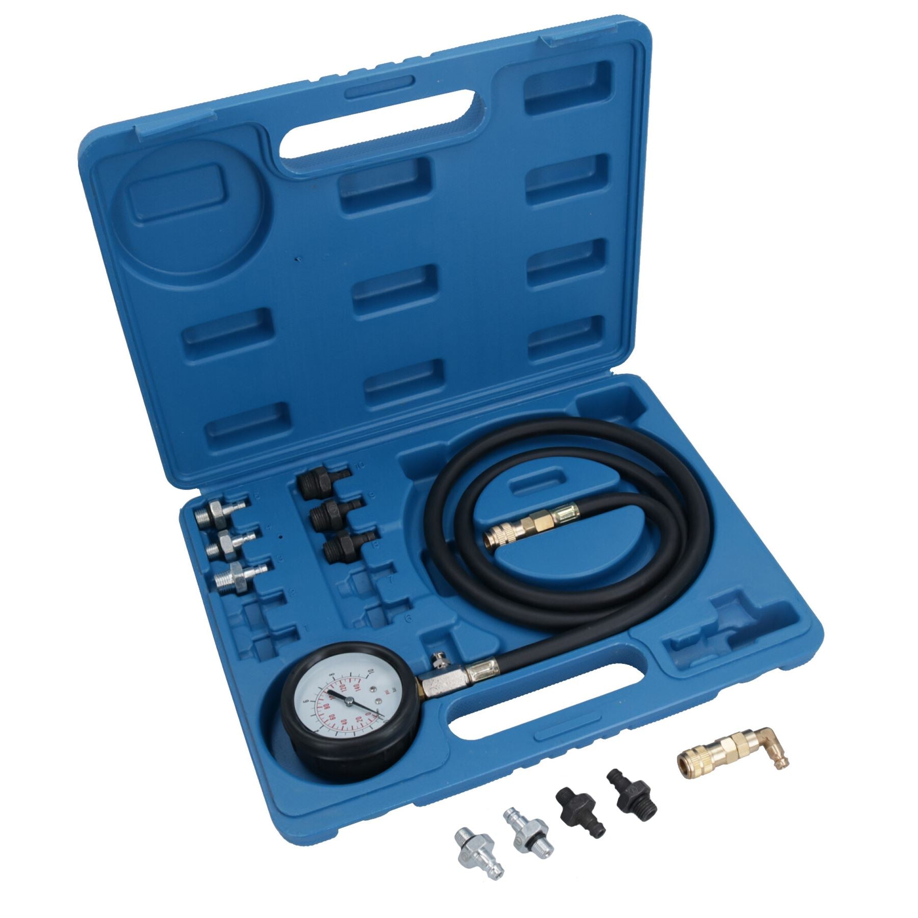 Kit de testeur de pression d'huile moteur, dispositif d'avertissement de diagnostic pour voitures et fourgonnettes, ensemble de 12 pièces