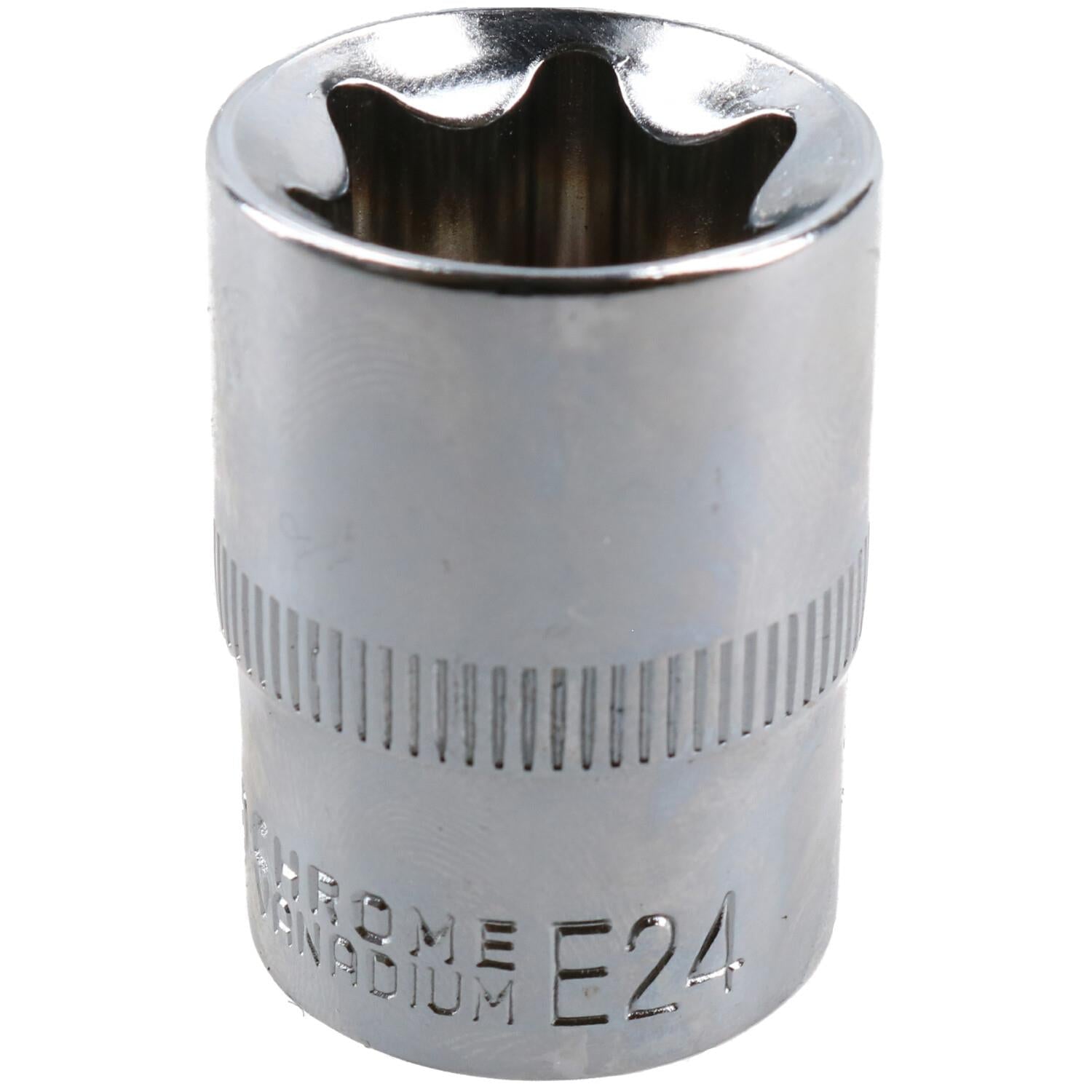 Female Torx Socket Star Bit Standard External Chrome Vanadium