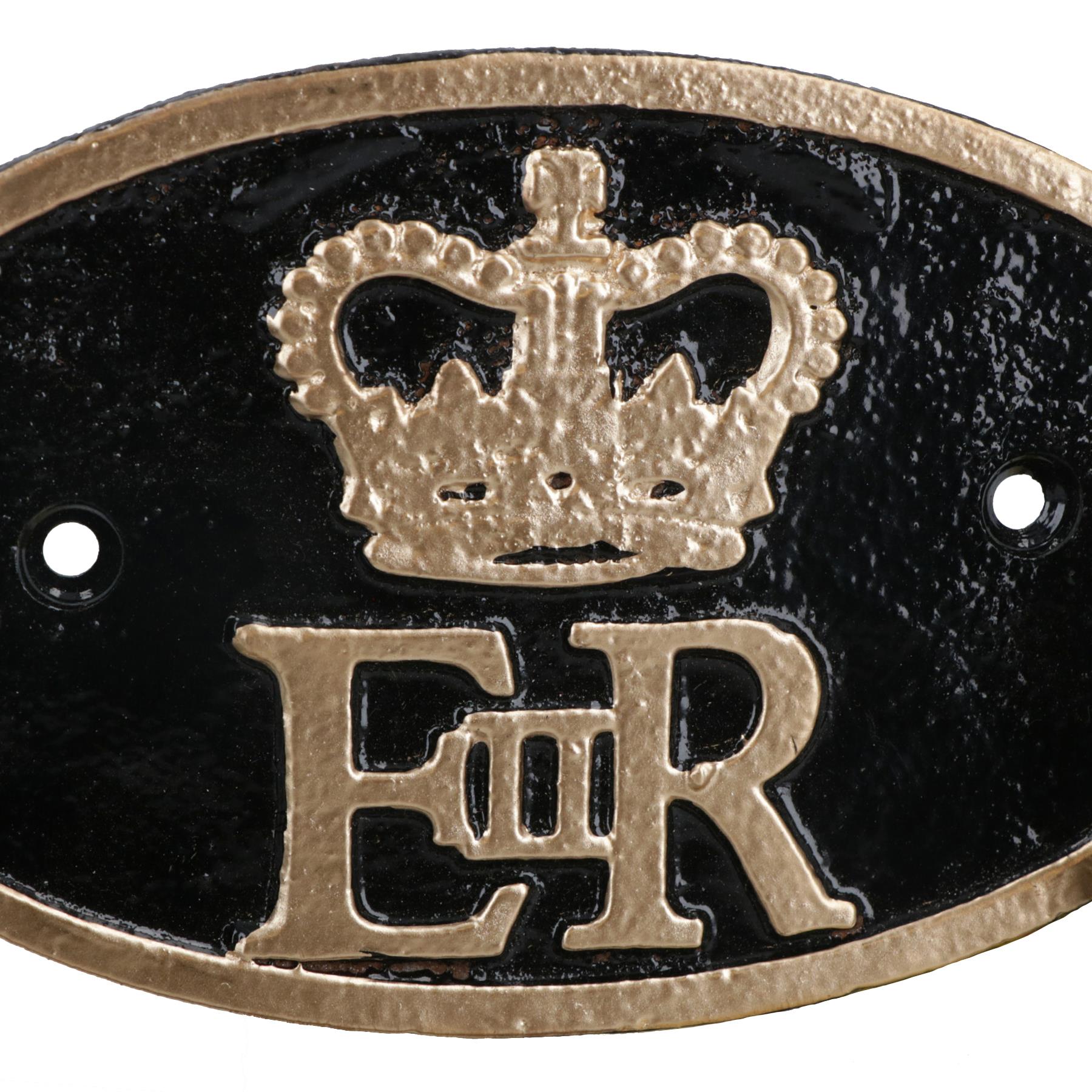ER Royal Toilet Roll Paper Holder Antique Style Metal Loo WC Bathroom Home