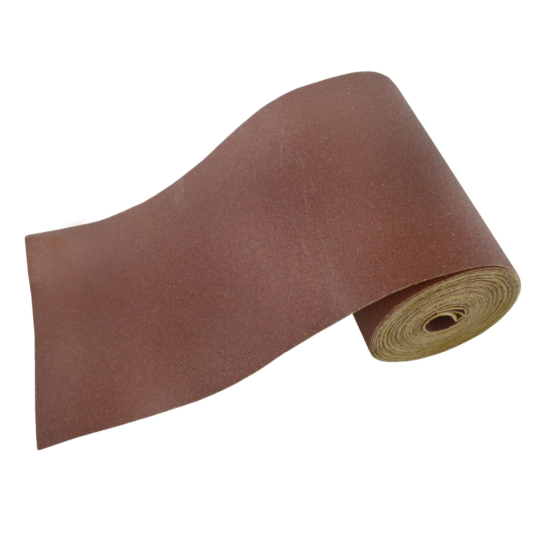 Rouleau de papier de verre abrasif oxyde d'aluminium 5 m x 115 mm grain 60/80/120