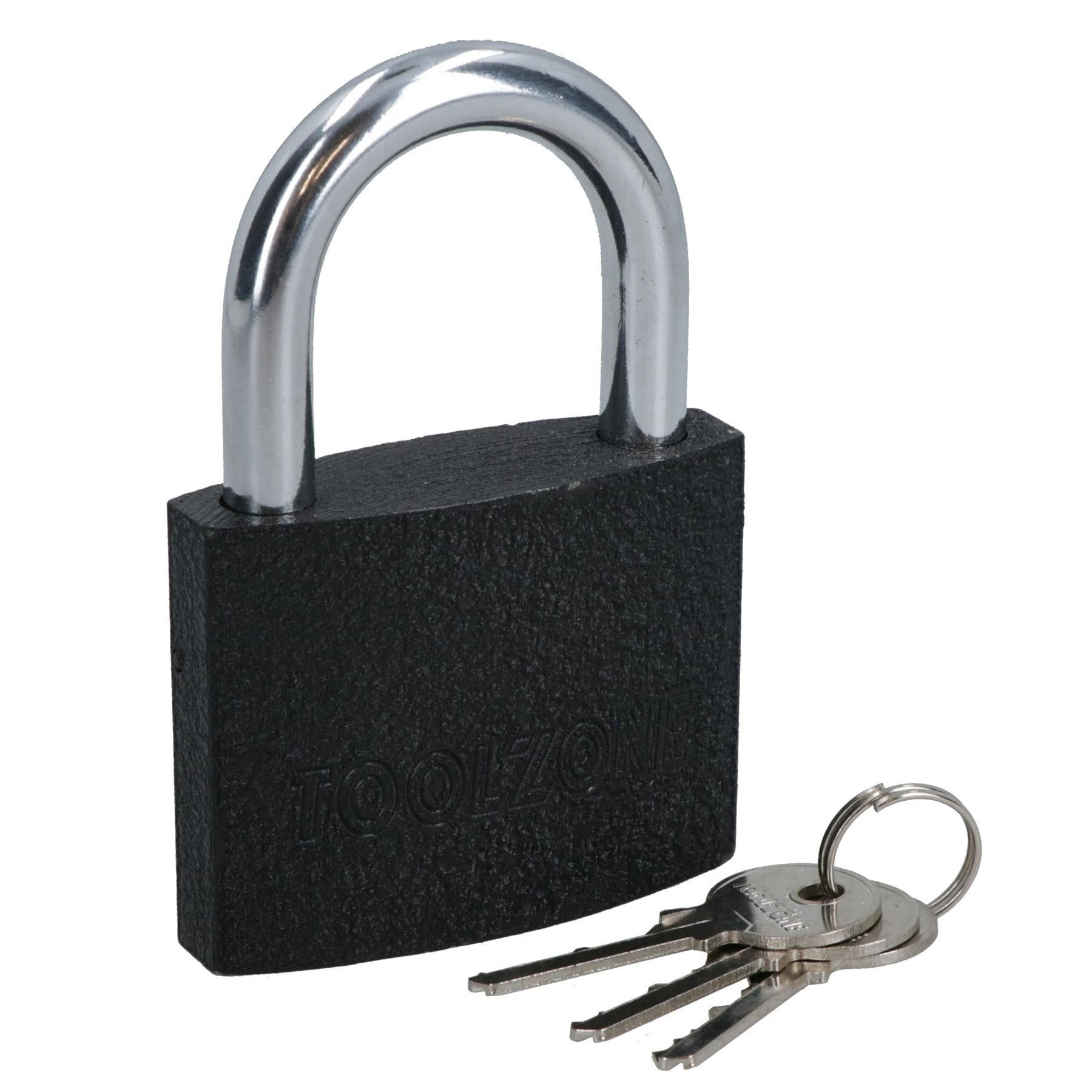 75mm Iron Padlock With Hardened Shackle Padlocks Shed Gate Lock TE756