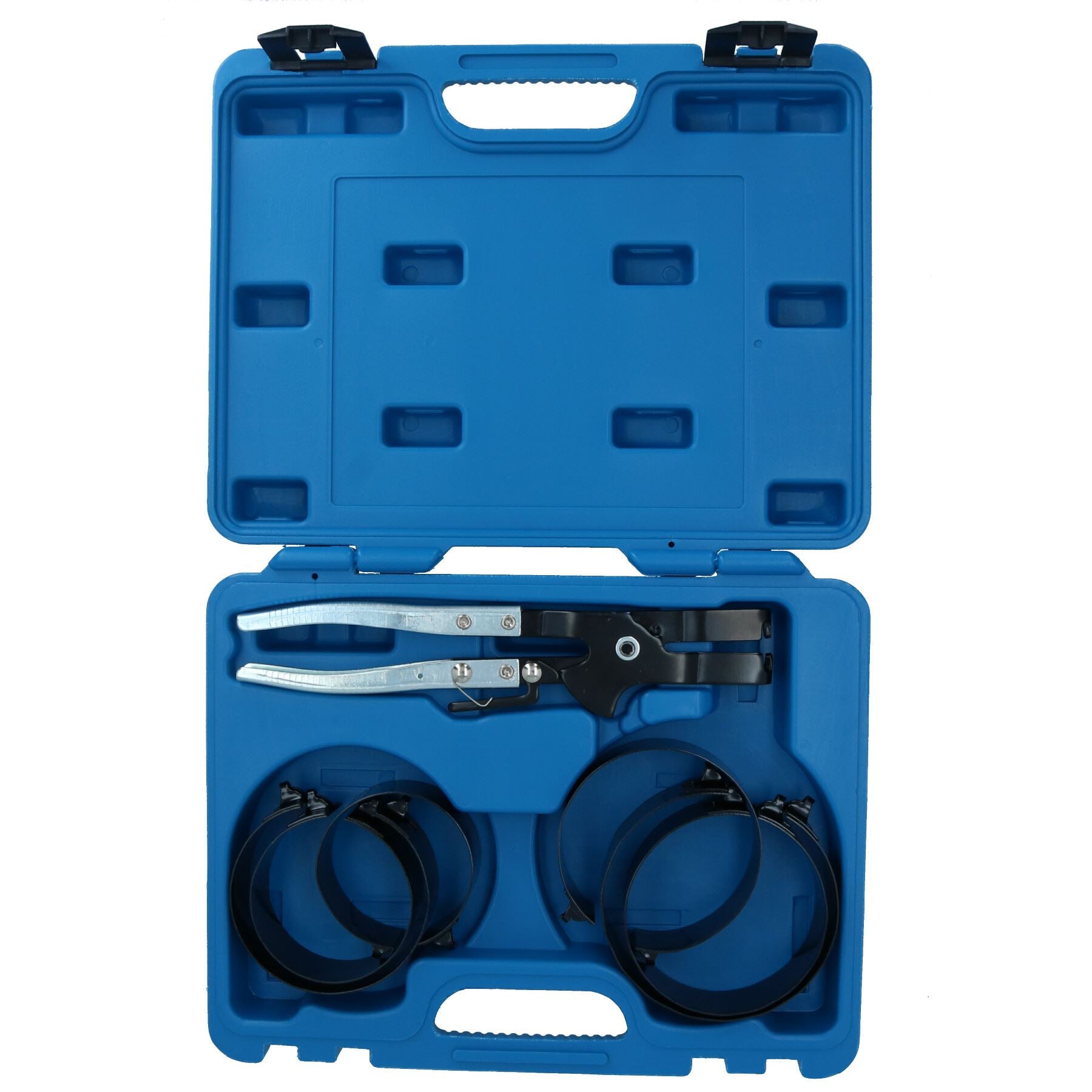 7-teiliges Kolbenring-Kompressor-Zylinder-Installateur-Klemmen-Ratschenzange 73 – 111 mm