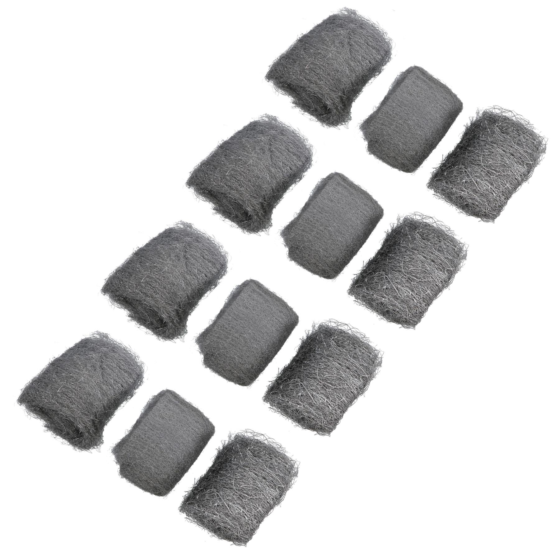 Assorted Steel Wire Wool Coarse Medium Fine for Sanding Smoothing Removal