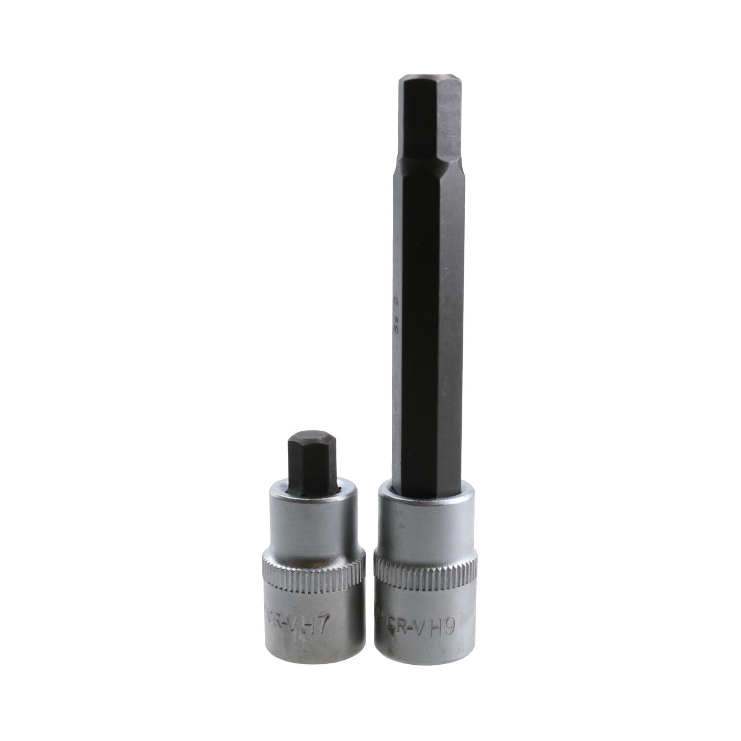 3/8 Zoll Antriebs-Bremsbit-Steckschlüsseleinsätze für Mercedes BMW Audi Ford, 2 Stück, 7 mm/9 mm Bergen