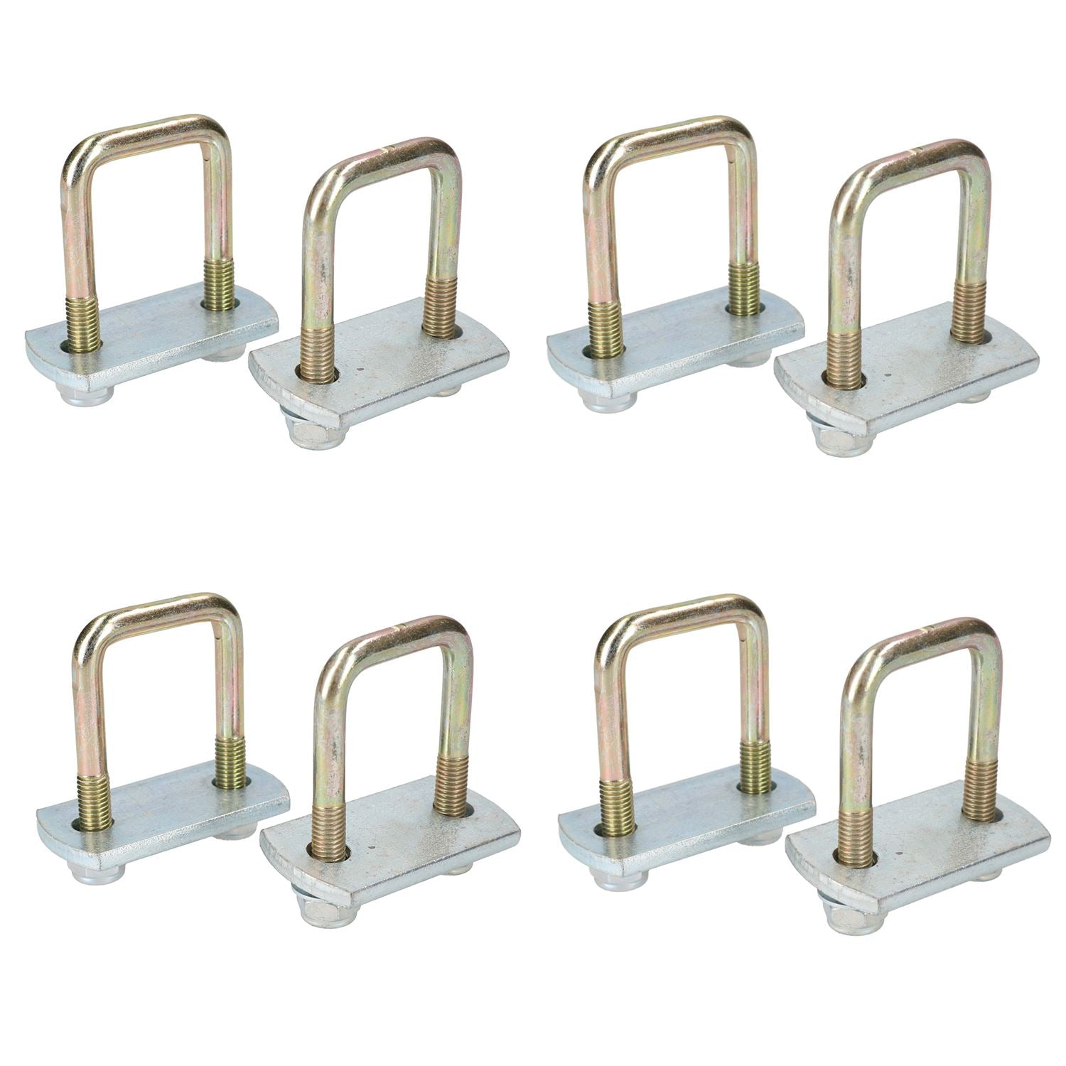8er-Pack M10 40 mm x 70 mm U-Bolzen N-Bolzen mit Platten und Muttern HOCHZUG