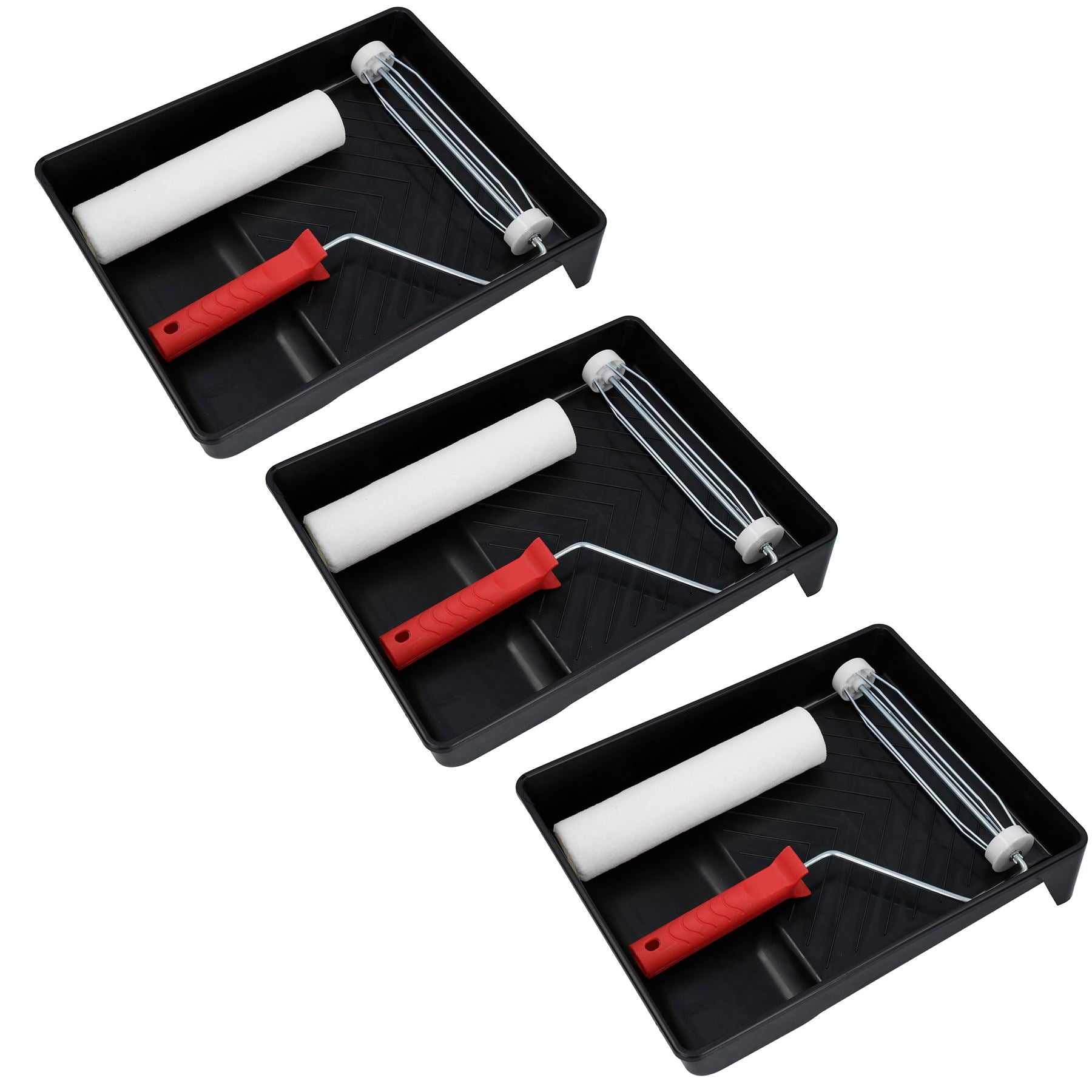 Plateau pour rouleau de peinture de 9 po 230 mm + manchon thermocollé pour peinture brillante