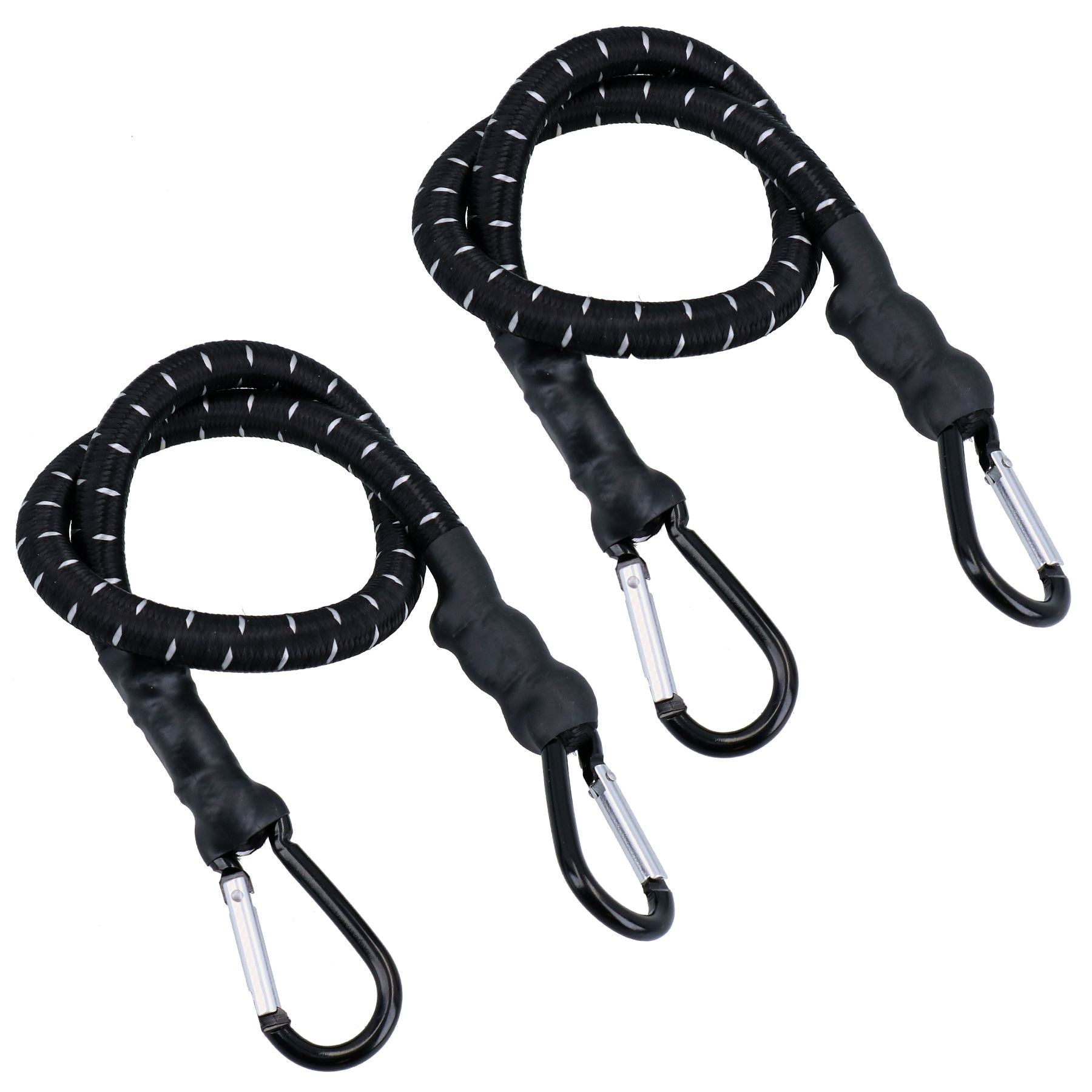 Sangle élastique de 24 po avec mousquetons en métal et support de fixation pour attache