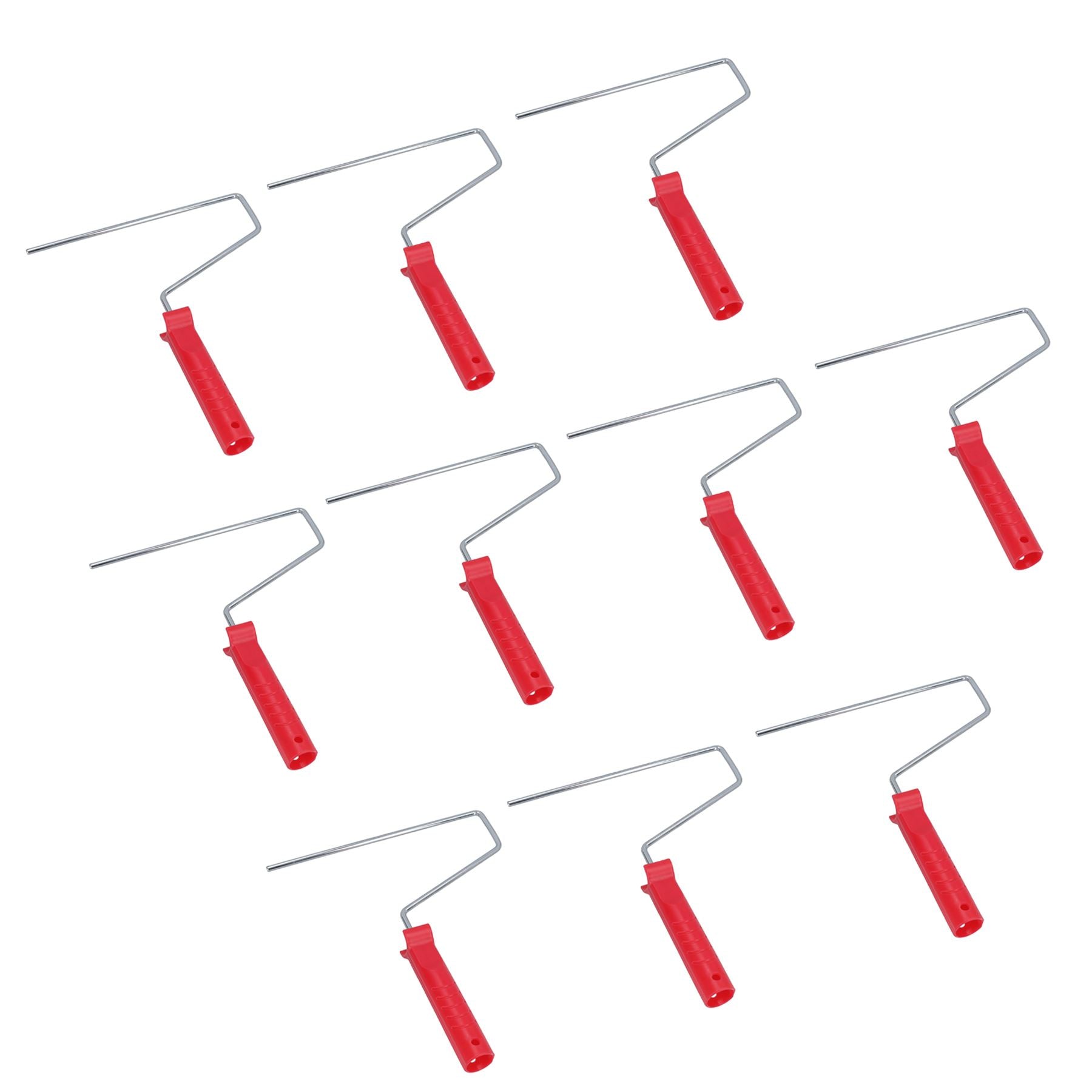 10in (250mm) Paint Painting + Decorating Roller Handle Frame Plastic Handle 10pc