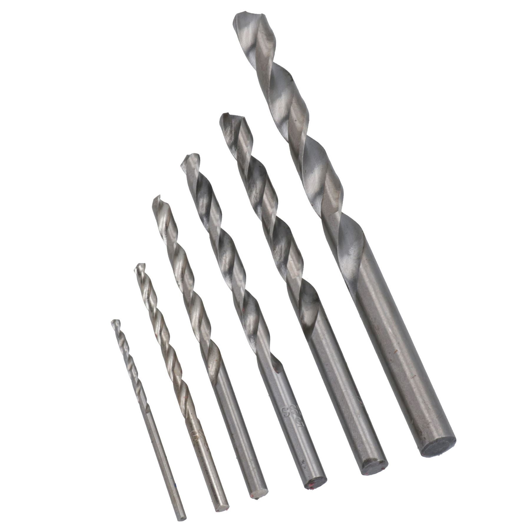 6-teiliges HSS-G-Bohrer-Set mit metrischen Schlitzbohrern für Metall, Kunststoff und Kupfer, 2–8 mm