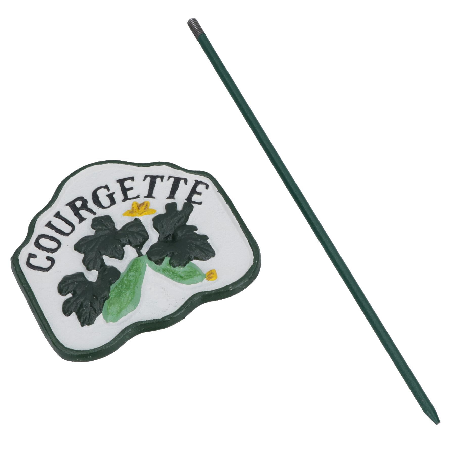 Vegetable Signs Markers Labels Cast Iron Plant Plaque Garden Yard Allotment