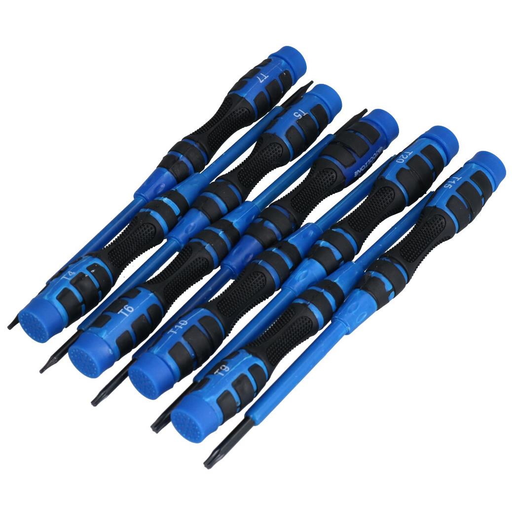 9pc Star Torx Precision Screwdriver Sets Magnetic Spinning Tips T4 – T20