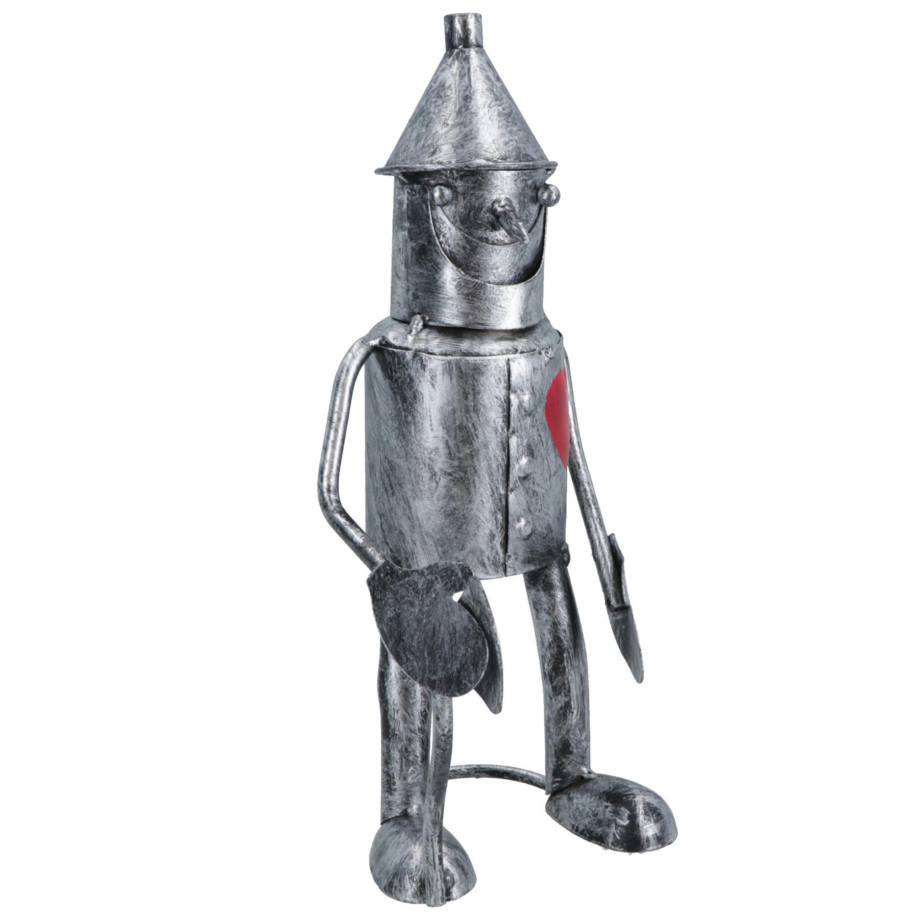 Tin Man Garden Ornament Lawn Art Sculpture Statue Yard Home Decor Small