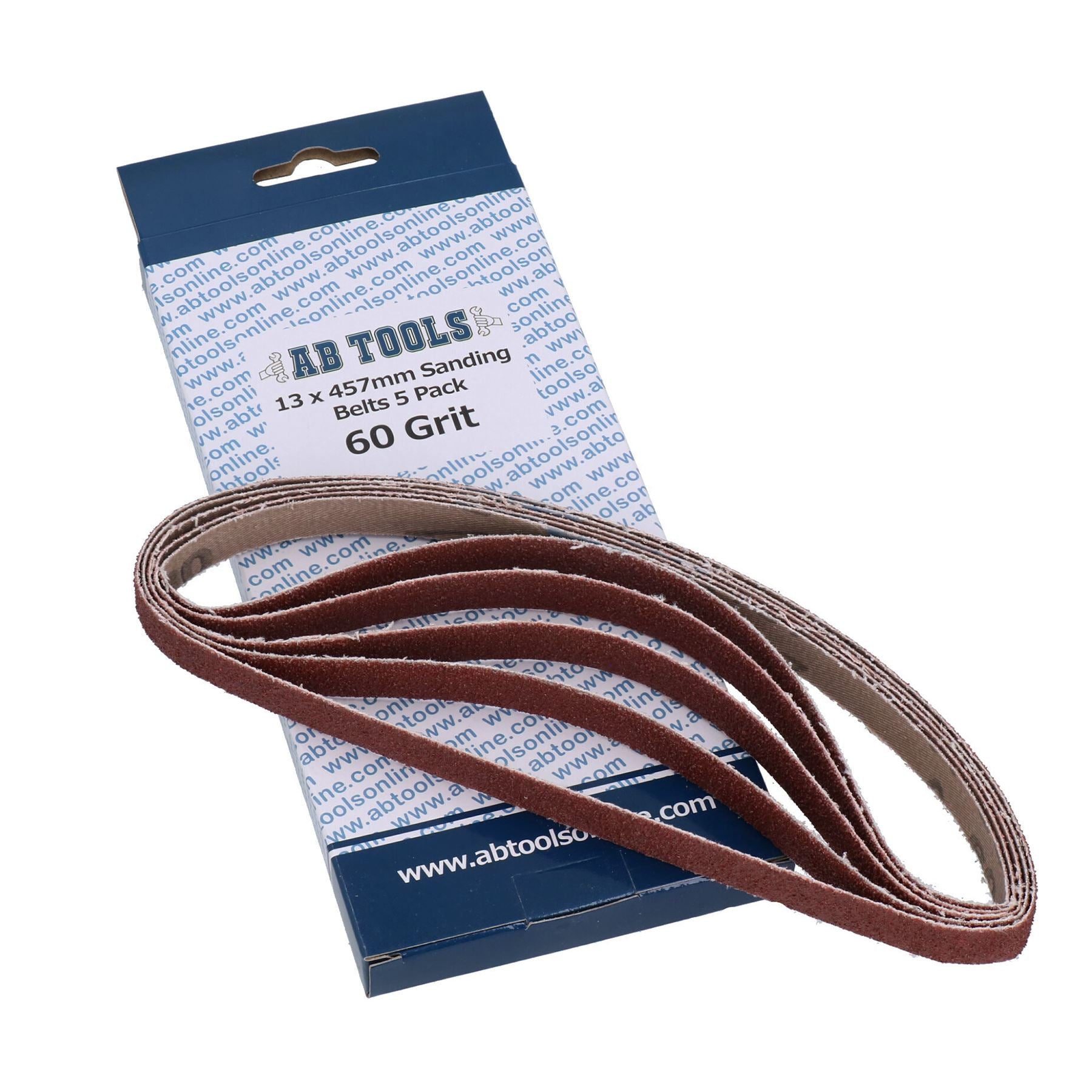 457 x 13 mm Courroie de ponçage abrasive pour ponceuse à main