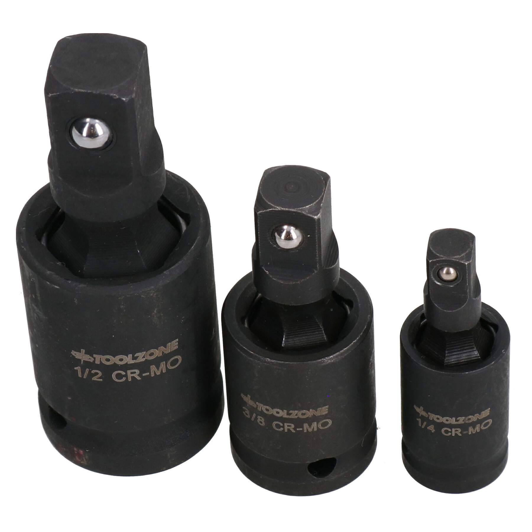 Rallonge de douille oscillante à impact universel UJ à entraînement 1/4", 3/8" et 1/2"