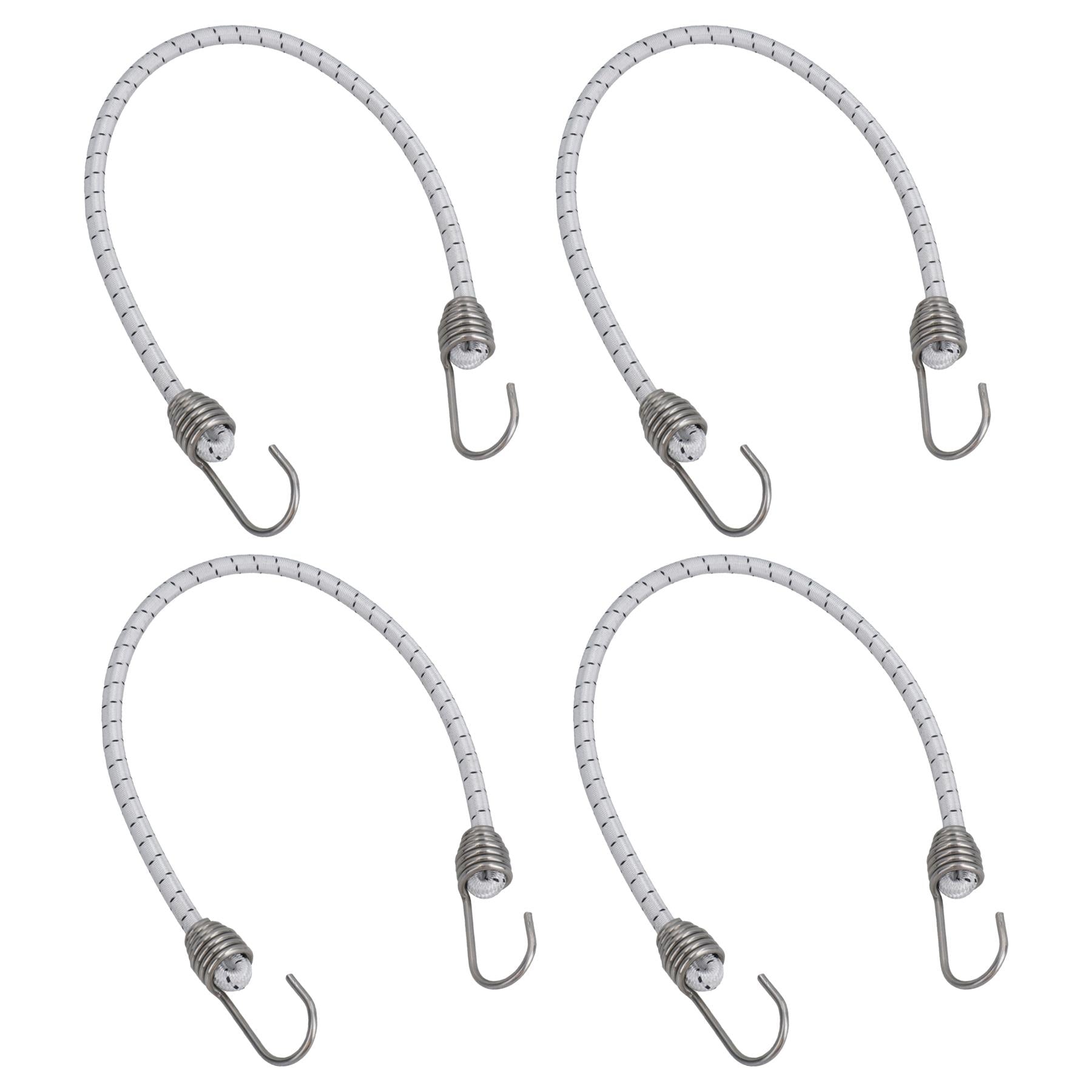 Corde élastique de 30 po avec crochets en acier inoxydable pour bateau marin
