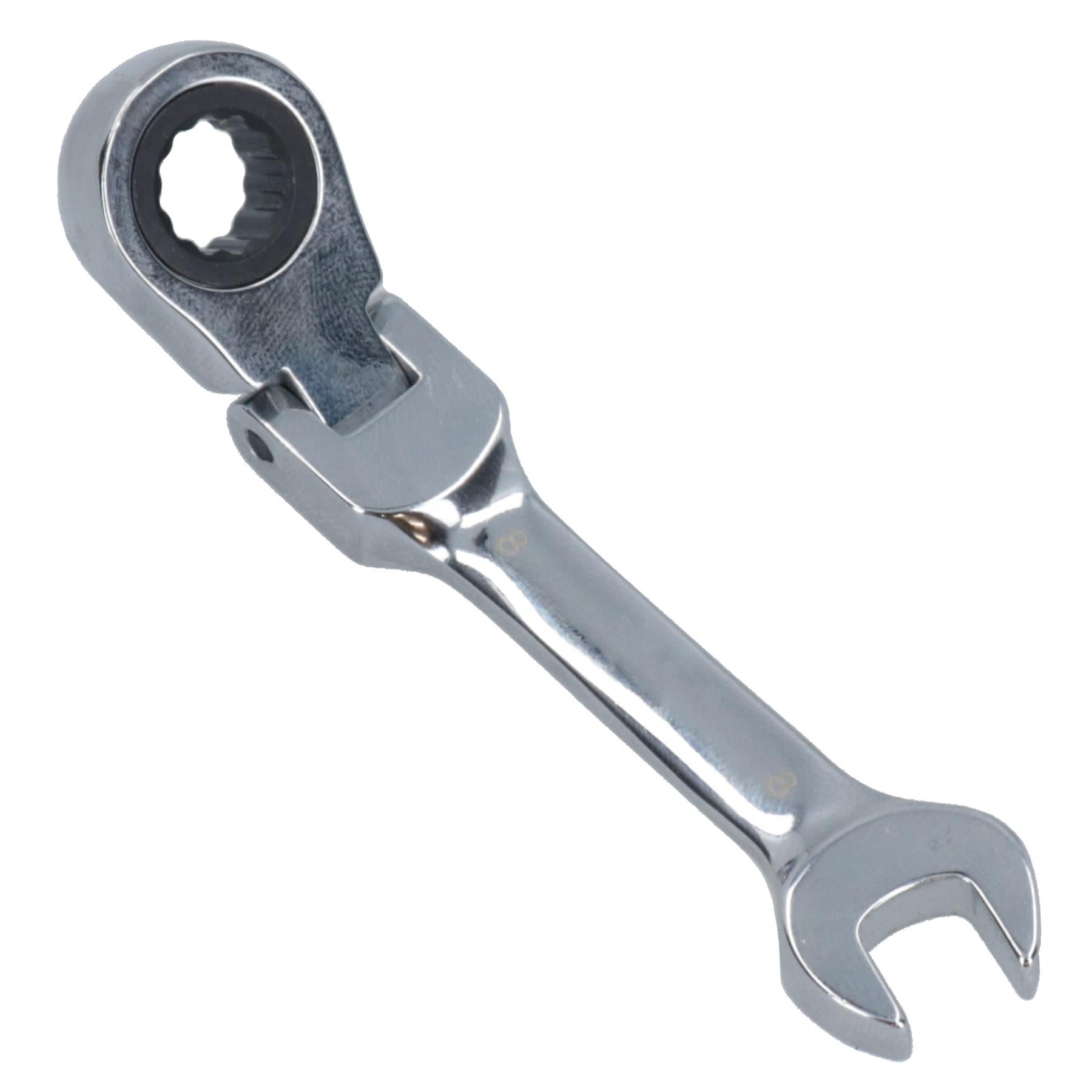 Jeu de clés mixtes à cliquet flexibles courtes métriques MM 8 mm – 19 mm