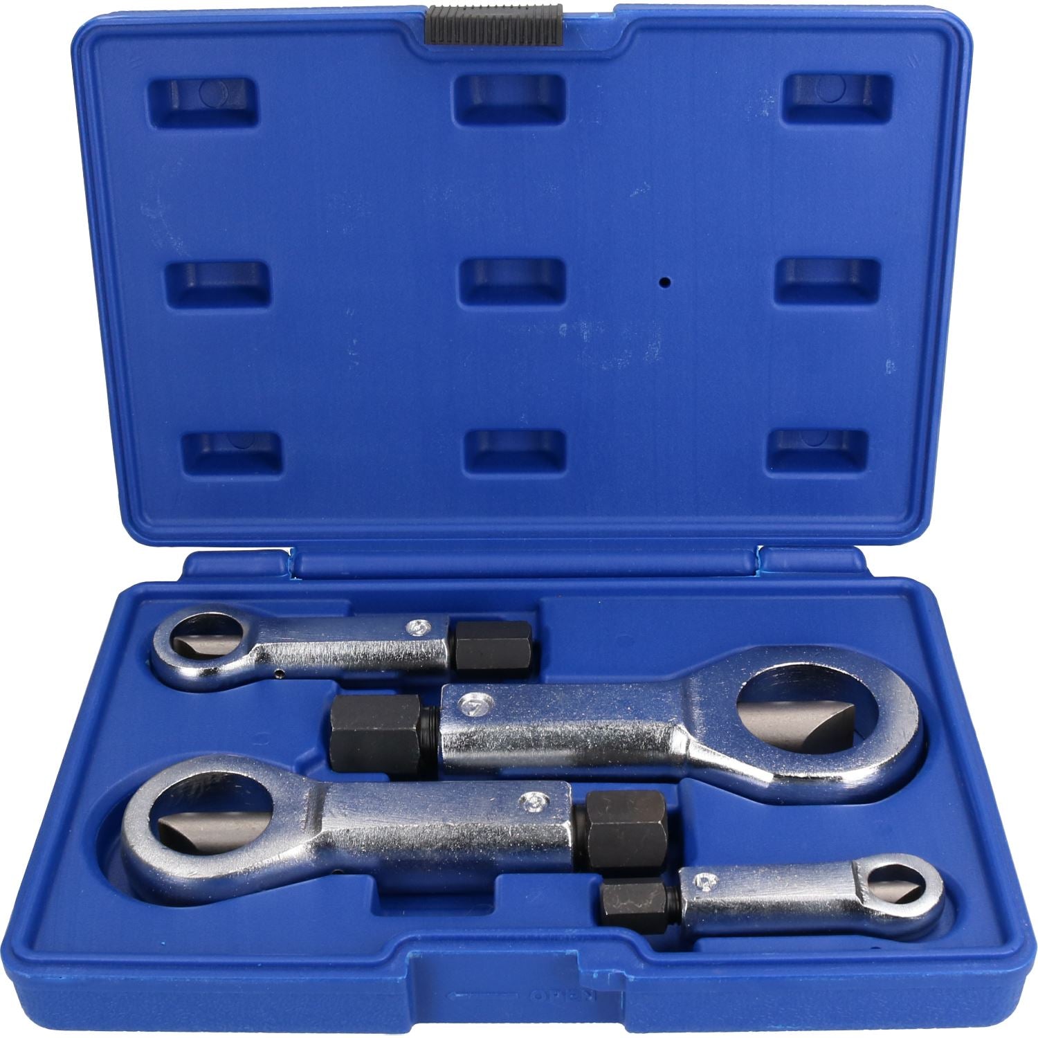 Extracteur de séparateur d'écrous et de boulons pour écrous rouillés, arrondis, grippés et endommagés