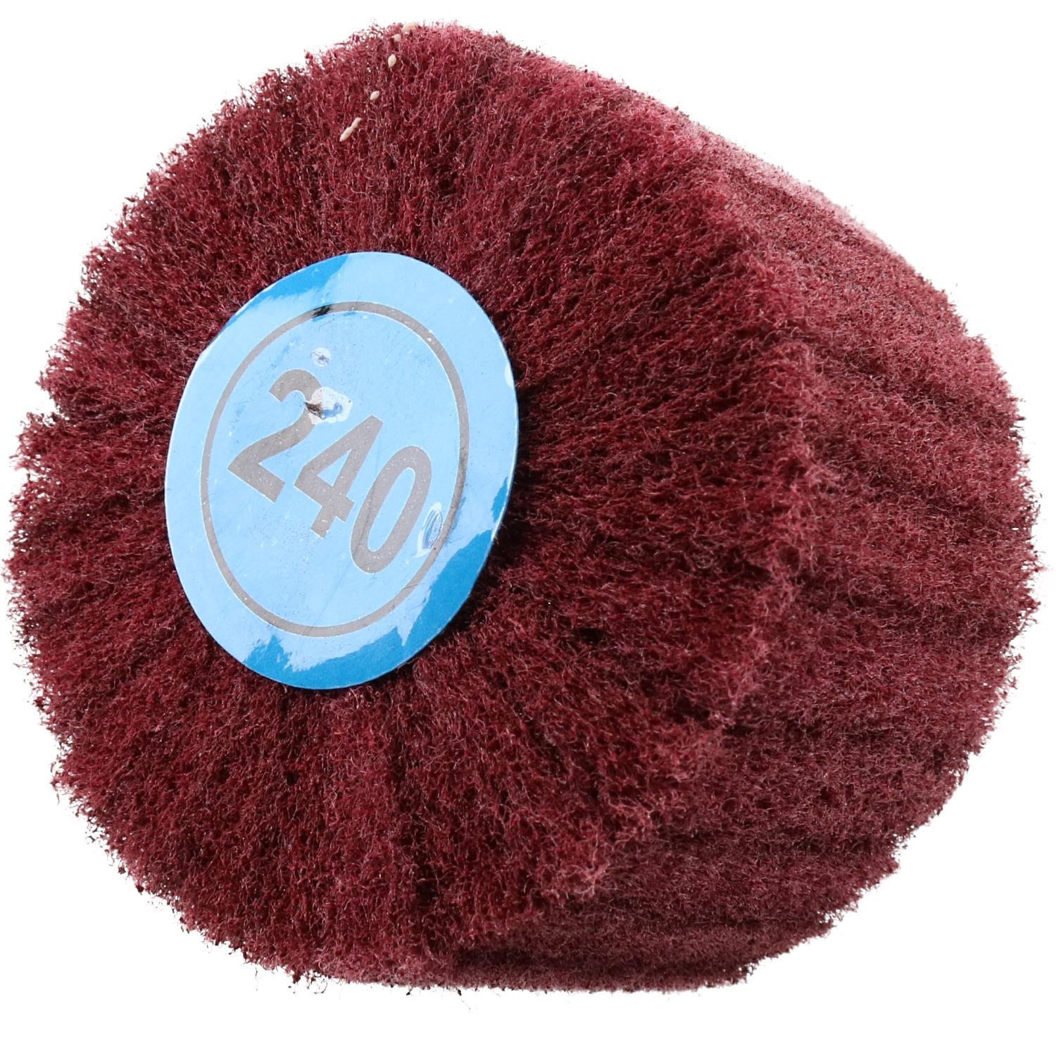 Zylinderförmiger Schleif- und Poliermopp, Breite 75 mm, Körnung 240, Schaft 6 mm