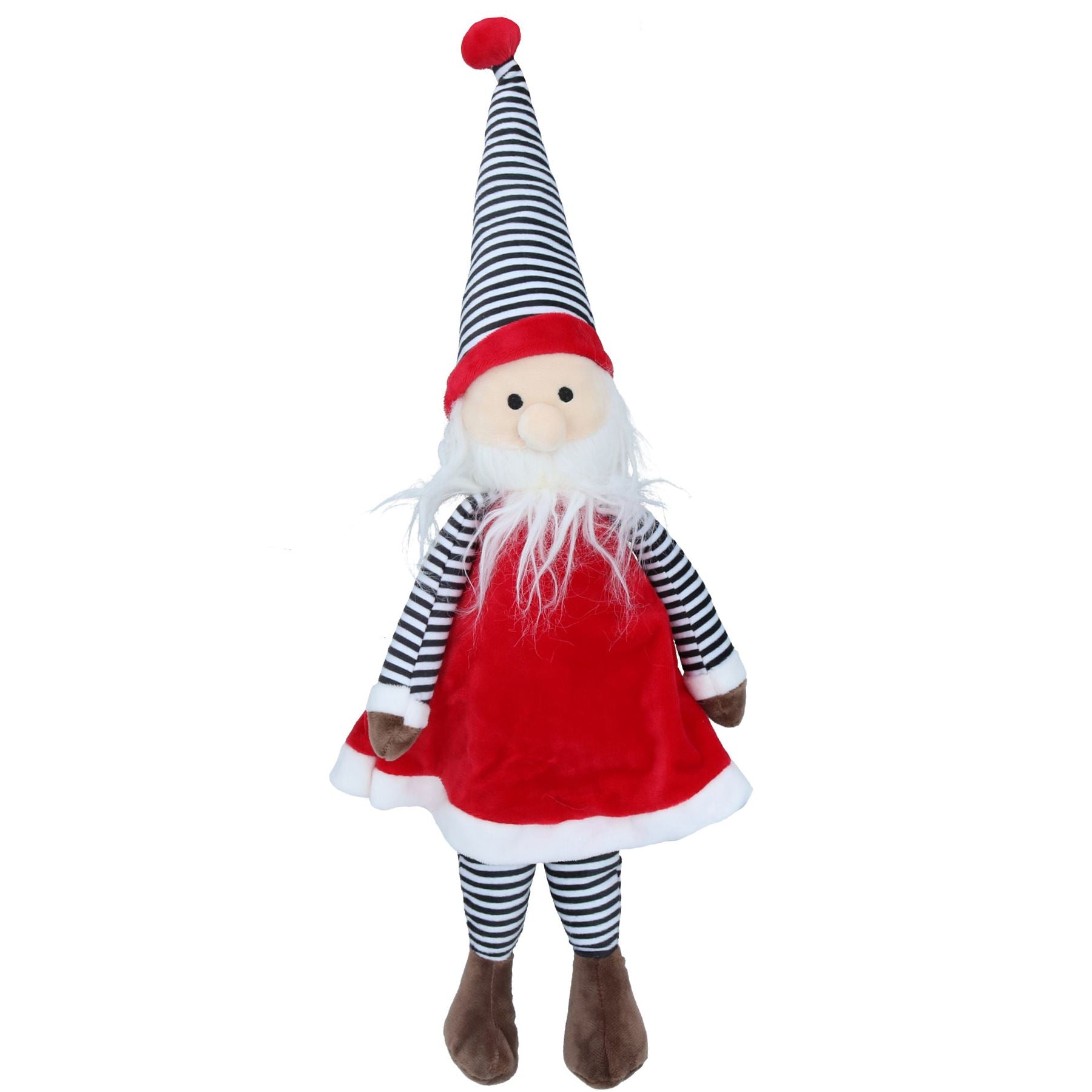 Cadeau de Noël pour chien - Jouet en peluche doux et couineur - Joyeux Père Noël