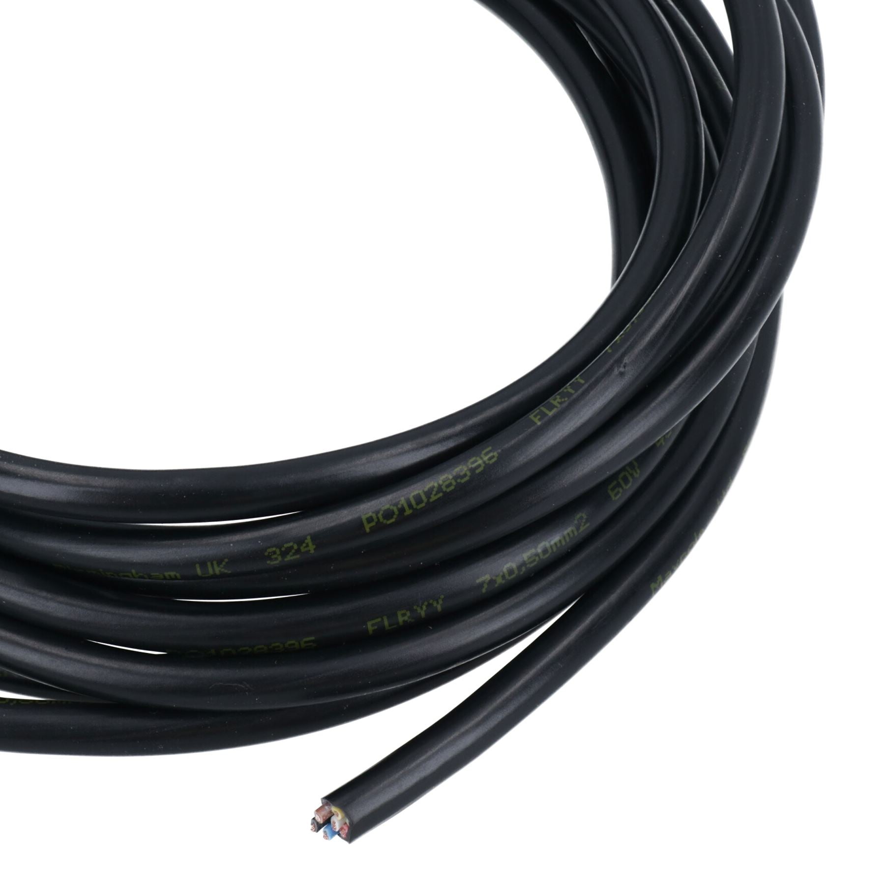 7-adriges Kabel für Anhänger und Wohnwagen in Automobilqualität