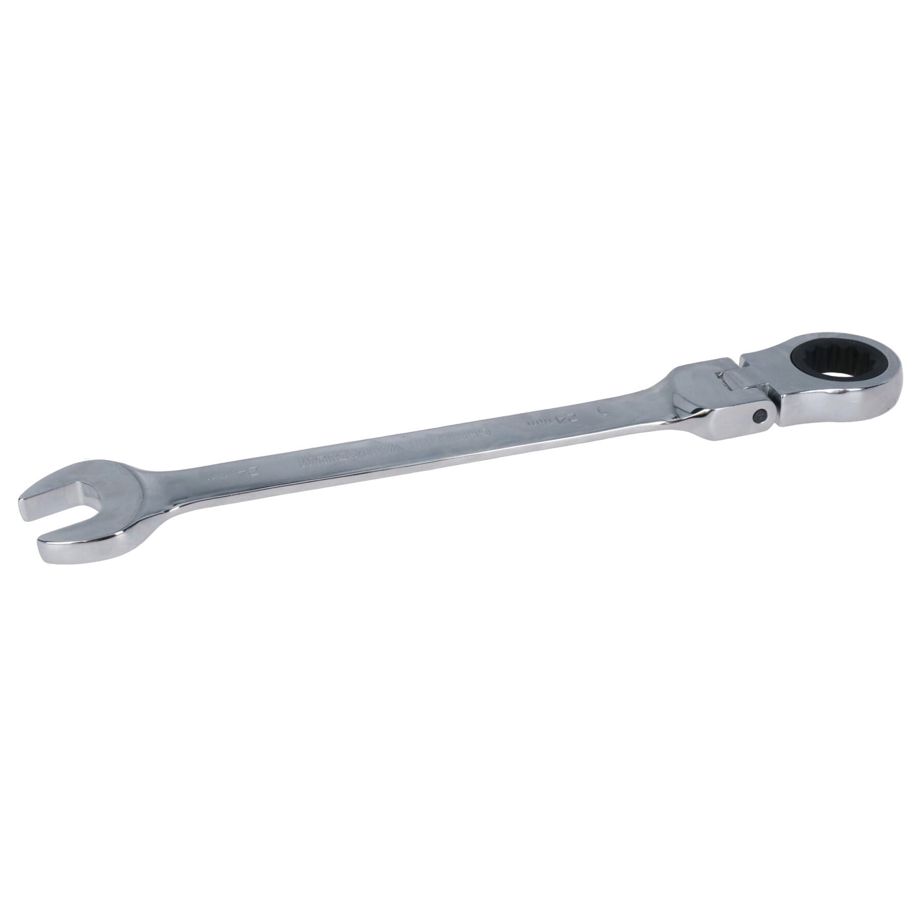 Clé à cliquet mixte flexible métrique 24 mm 12 pans 72 dents