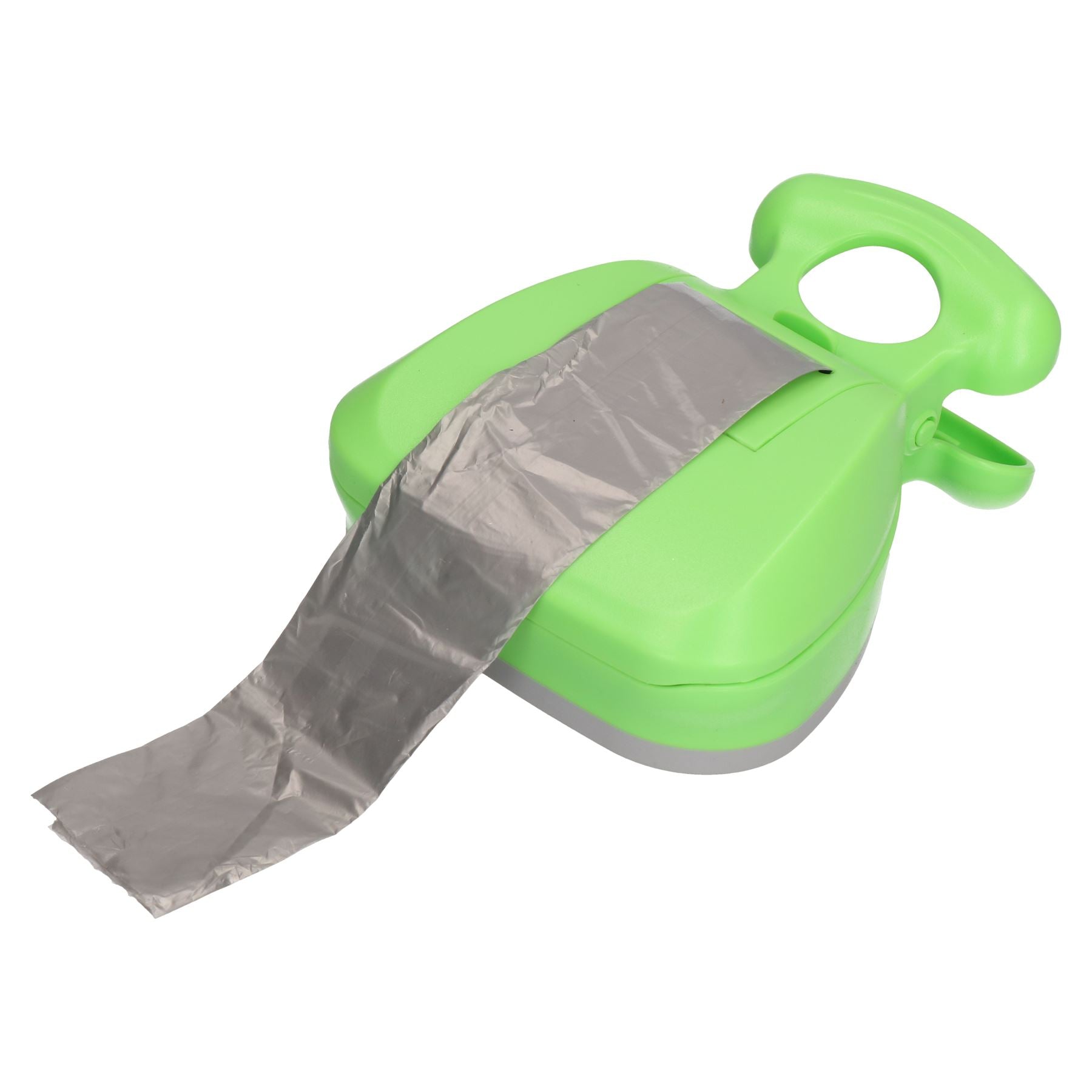 Easy Pick-Up Portable Waste Scooper for Dogs and 1 Roll of Poo Bags
