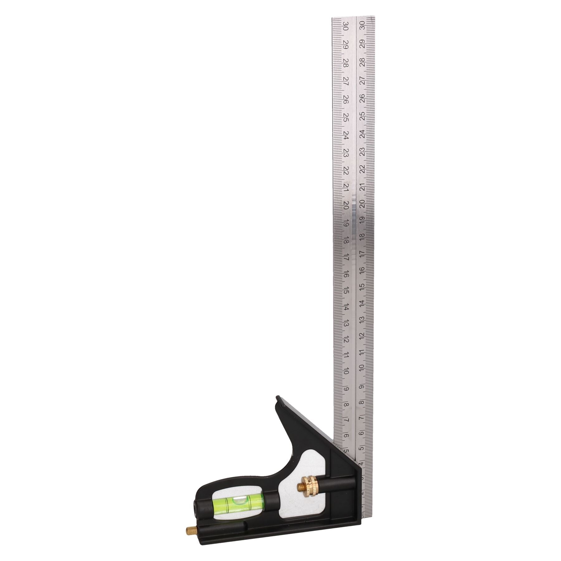 Ensemble d'équerres d'ingénieur réglables 6" + 12" + niveau à bulle 2 pièces
