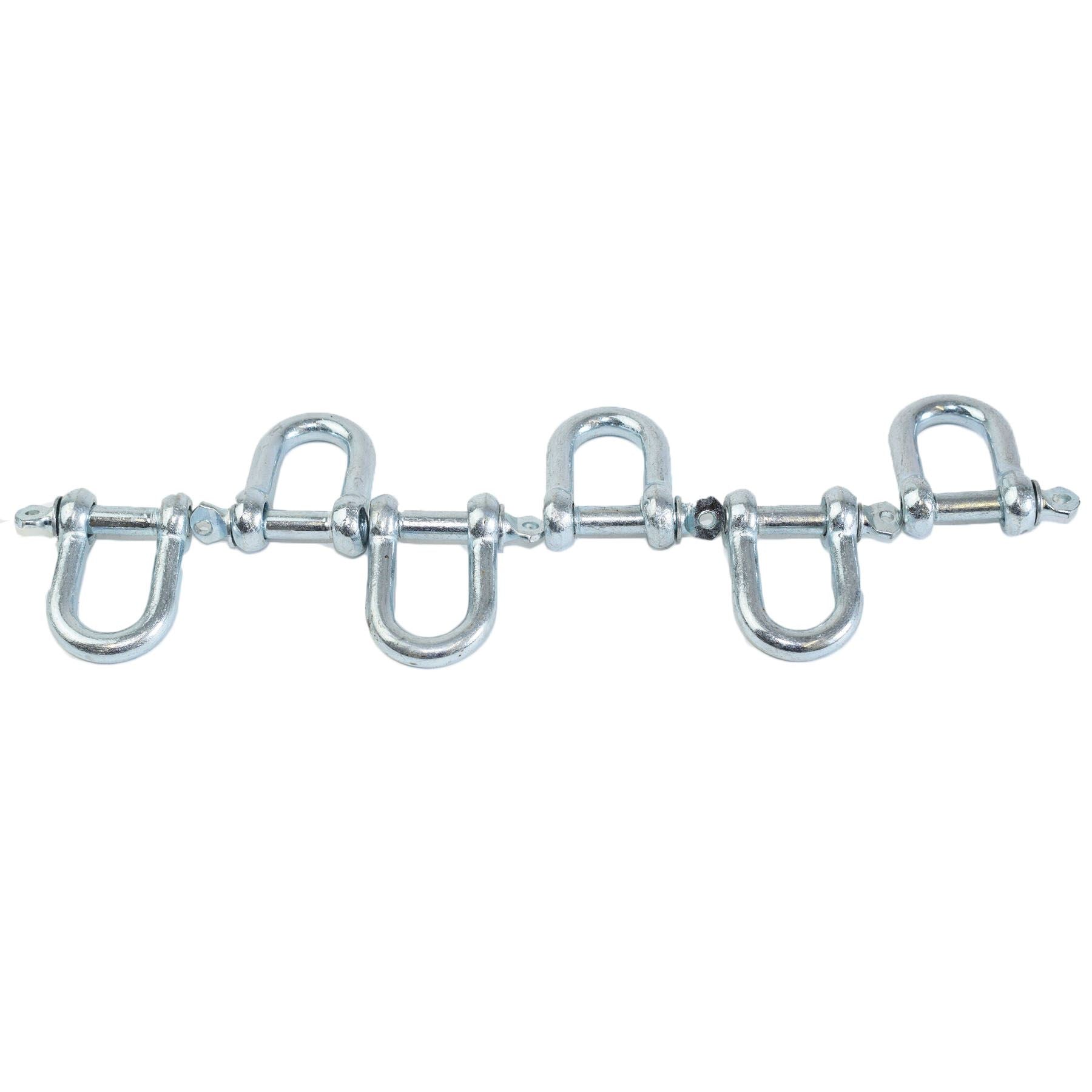 6 stück 8mm D-Schäkel Abschleppen U Schleife Chandelry Bogen Schäkel Hoop Öse TE966