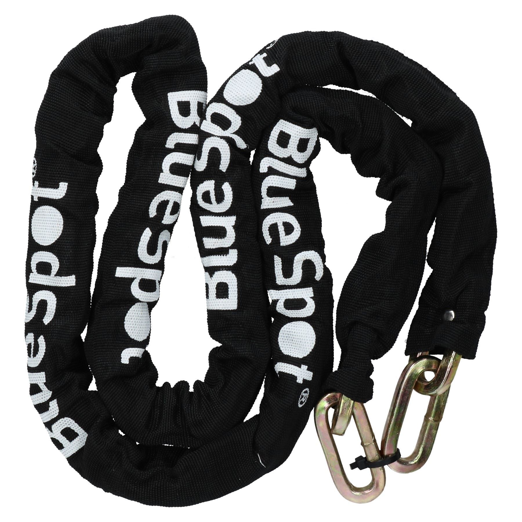 1.8 Metres x 8mm Square Link Heavy Duty Bike Security Chain with Nylon Cover