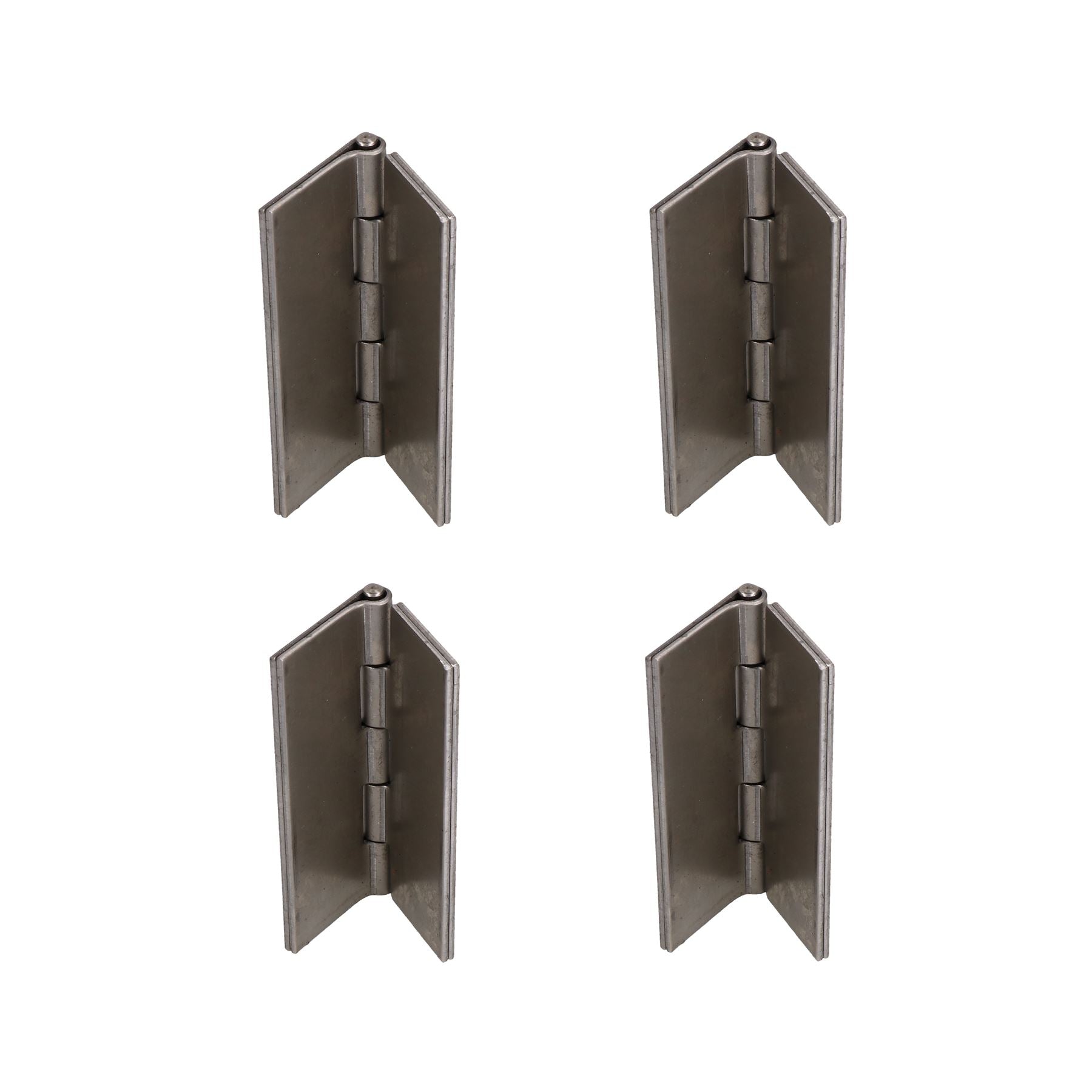 Charnière à double emboutissage en acier robuste de type industriel 72 x 101 mm
